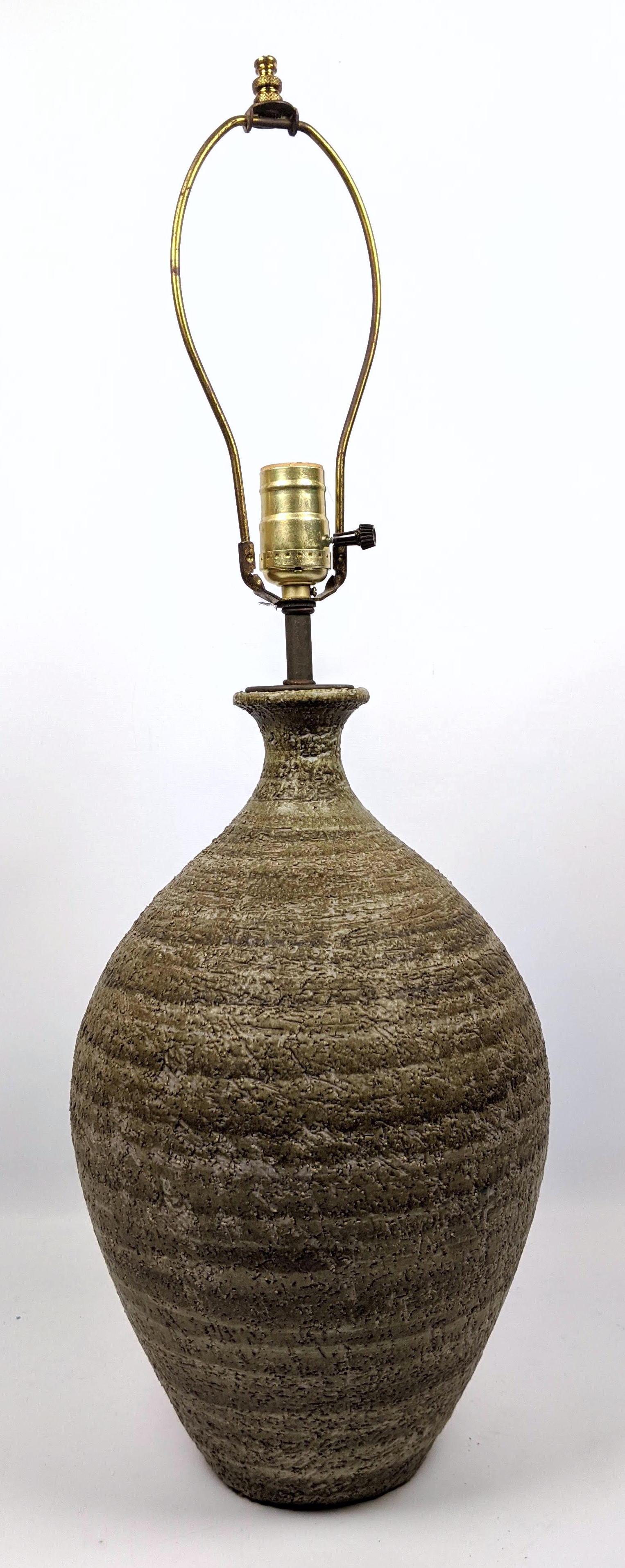 Design Technics Style Pottery Table Lamp. (1 of 8)