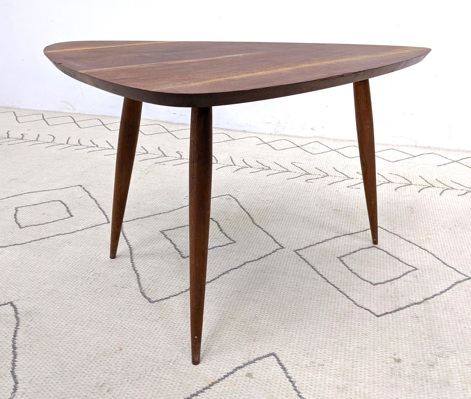 Jens Risom Attribute Guitar Pick Side Table. Beveled tr (1 of 12)