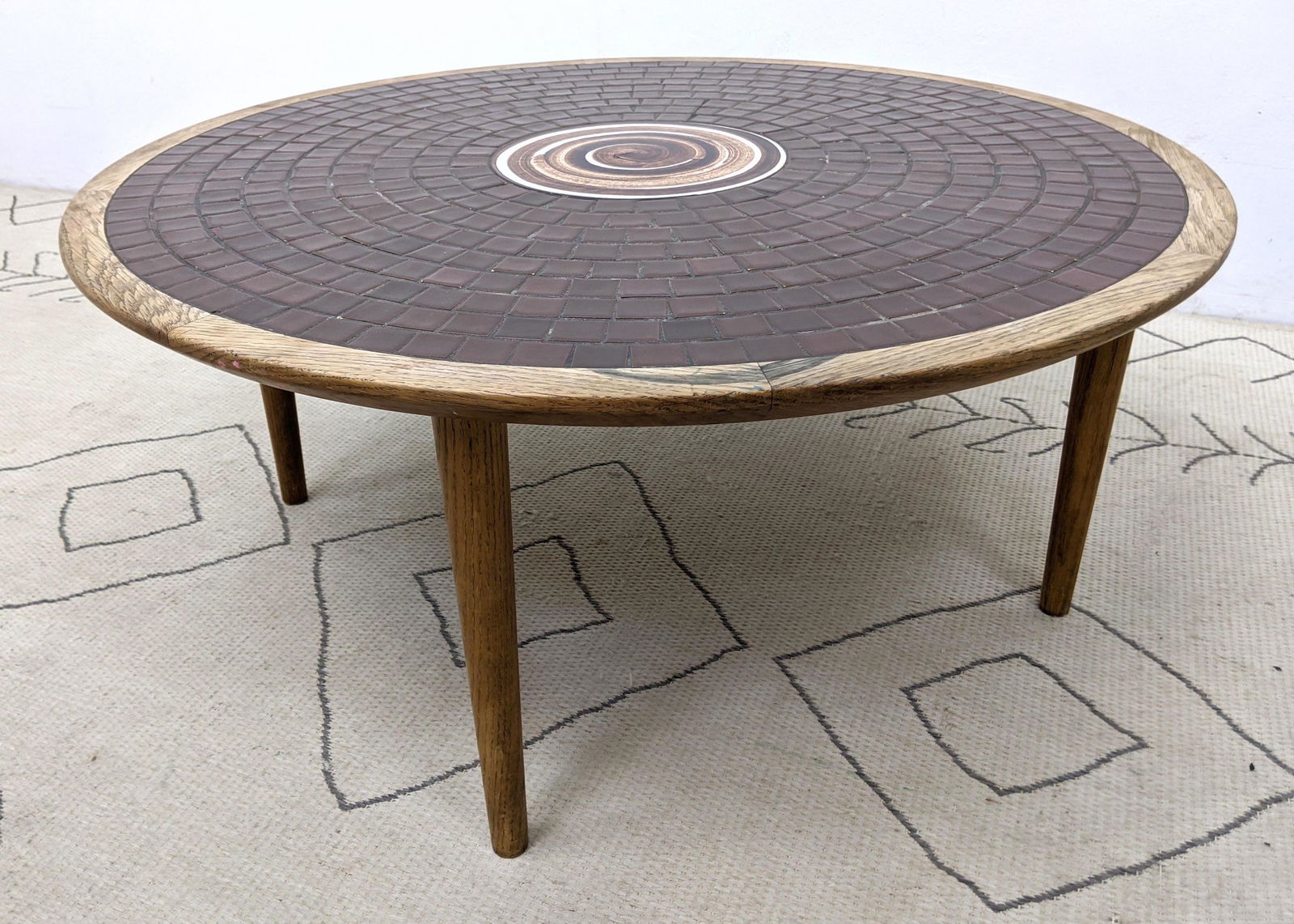 Jane and Gordon Martz Tile Top Coffee Cocktail Table. (1 of 8)