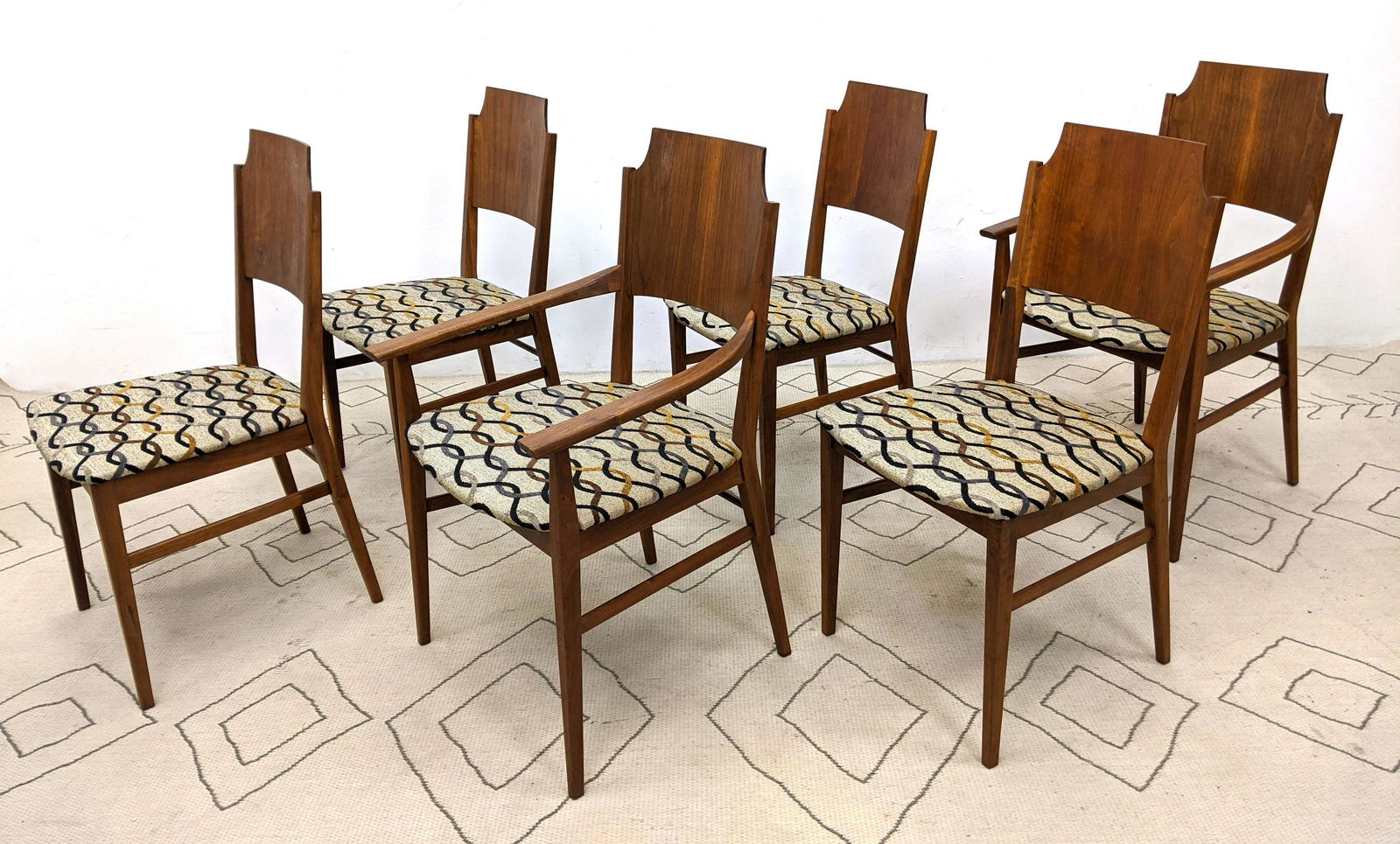 Set 6 PAUL McCOBB for Lane Modernist Dining Chairs. Ame (1 of 9)