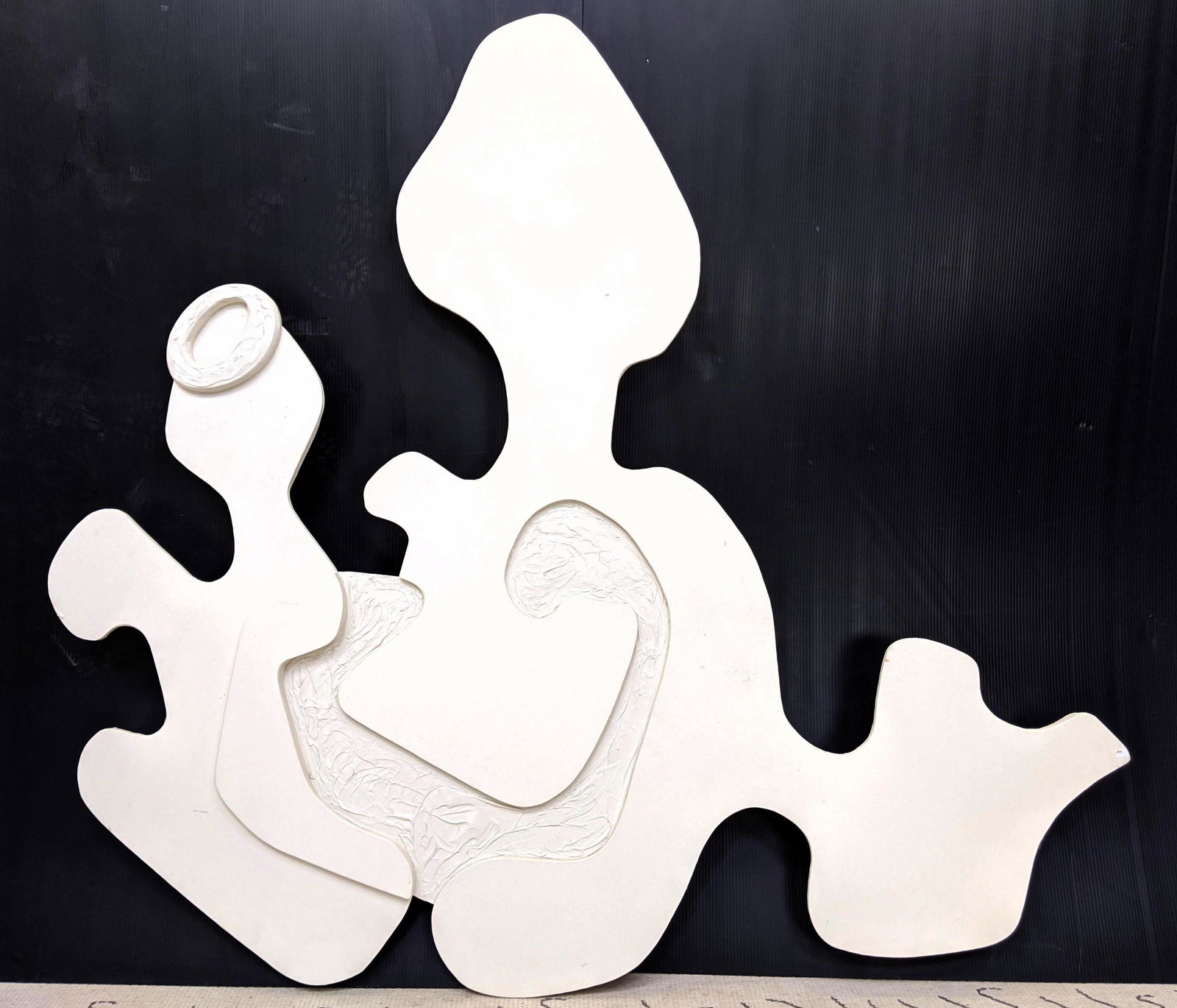 Large J.E. ROSENSTEIN Wall Sculpture Art 1975. Painted (1 of 10)