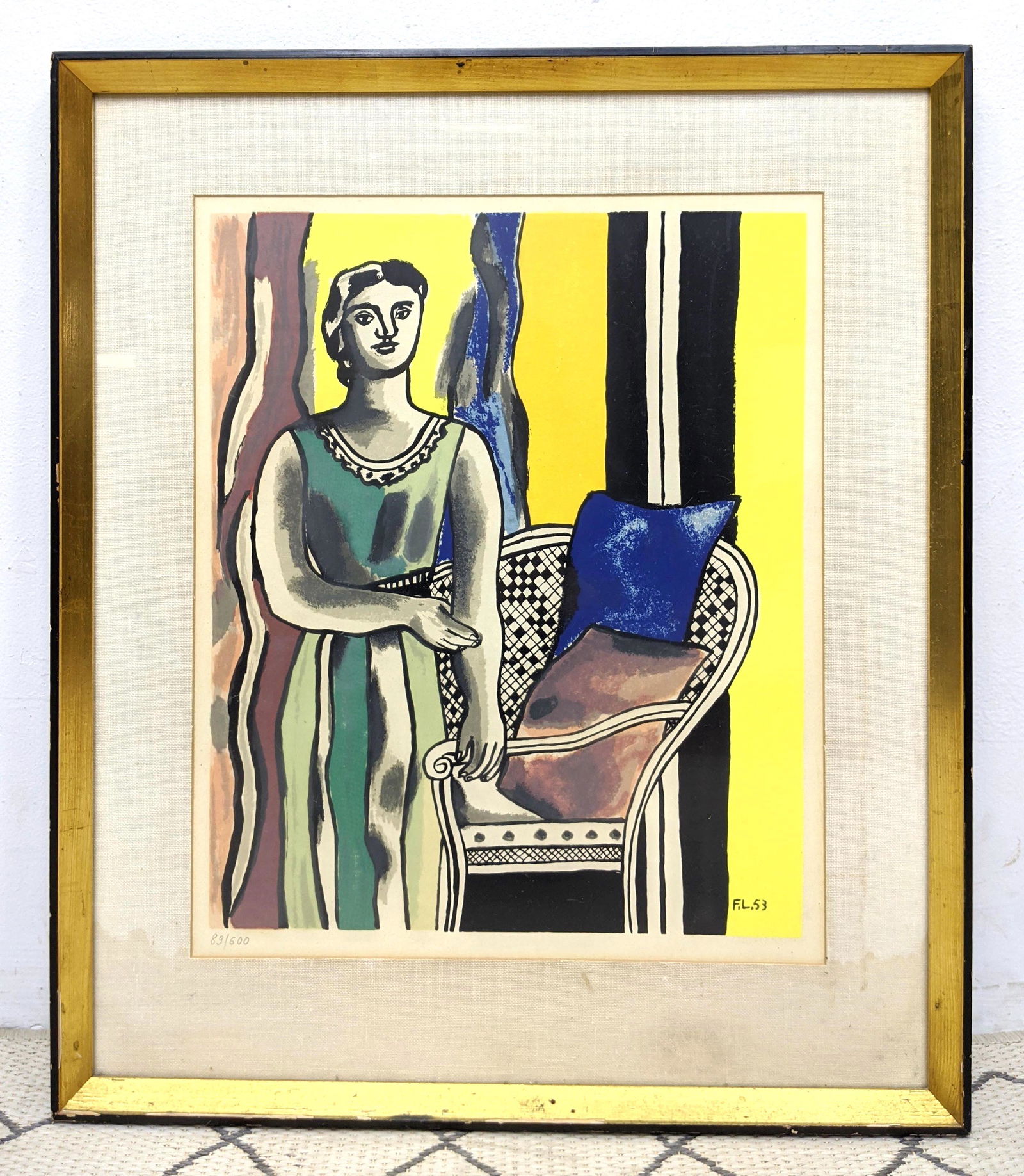 Fernand Leger Lithograph Print 53.  FEMME AU FAUTEUIL P (1 of 11)
