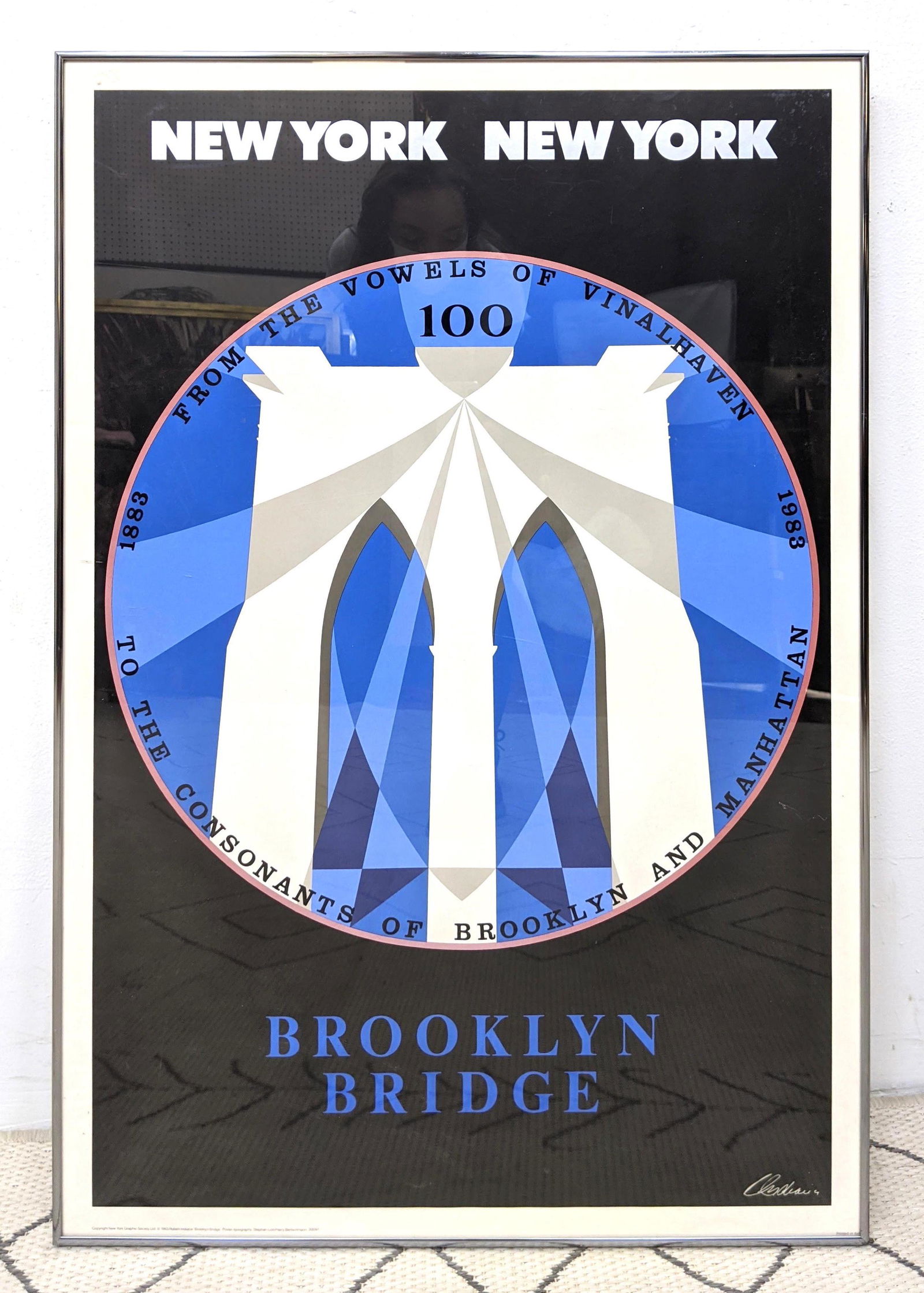 Robert Indiana Brooklyn Bridge 100 Poster (1 of 10)
