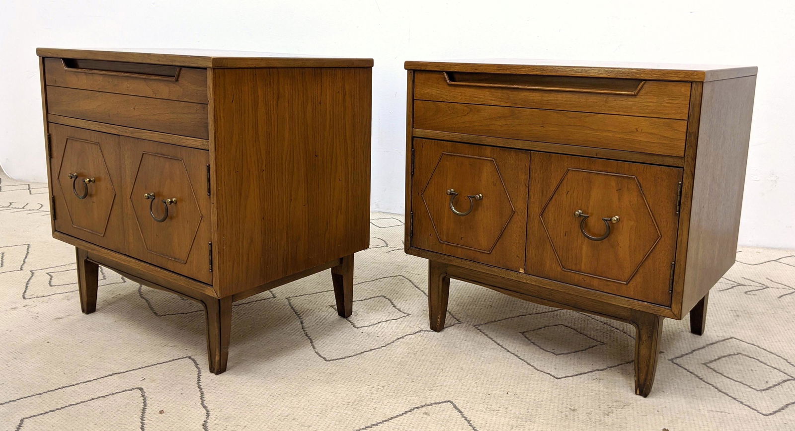 Pr Mid Century Modern Night Stands Side Tables. Single (1 of 14)