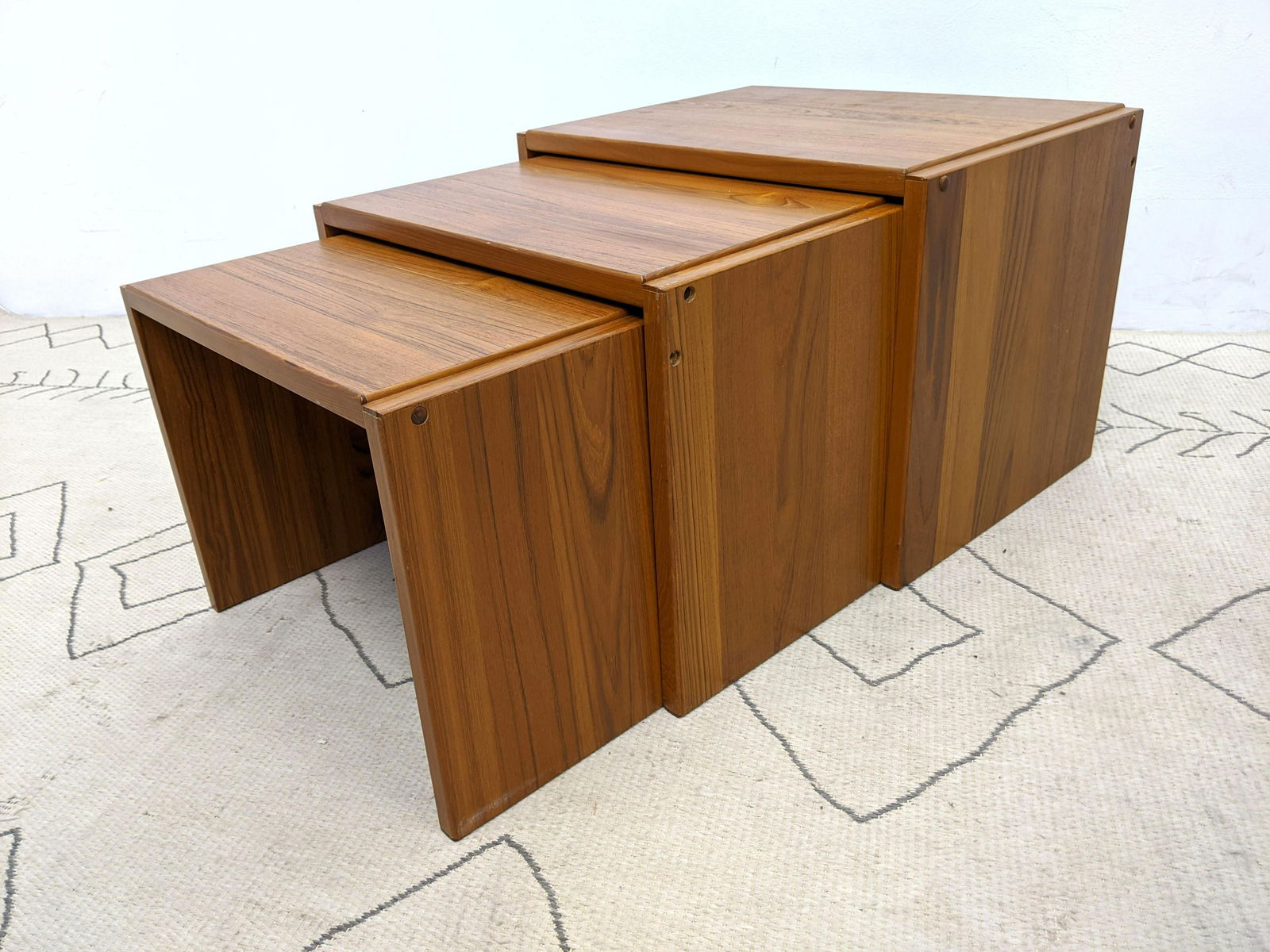 Danish Modern Teak Nesting tables (1 of 8)
