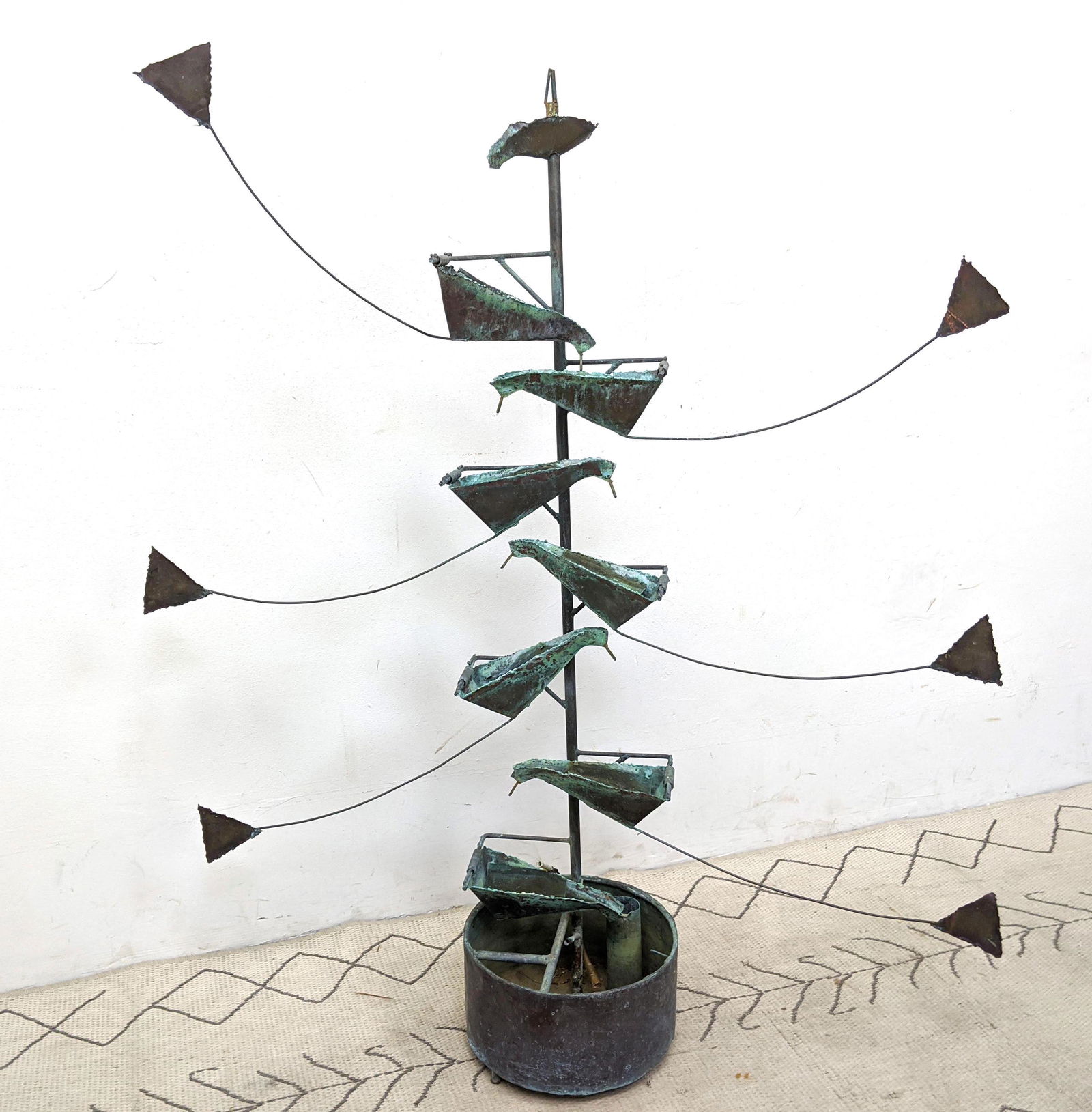 Copper Fountain Kinetic sculpture (1 of 13)