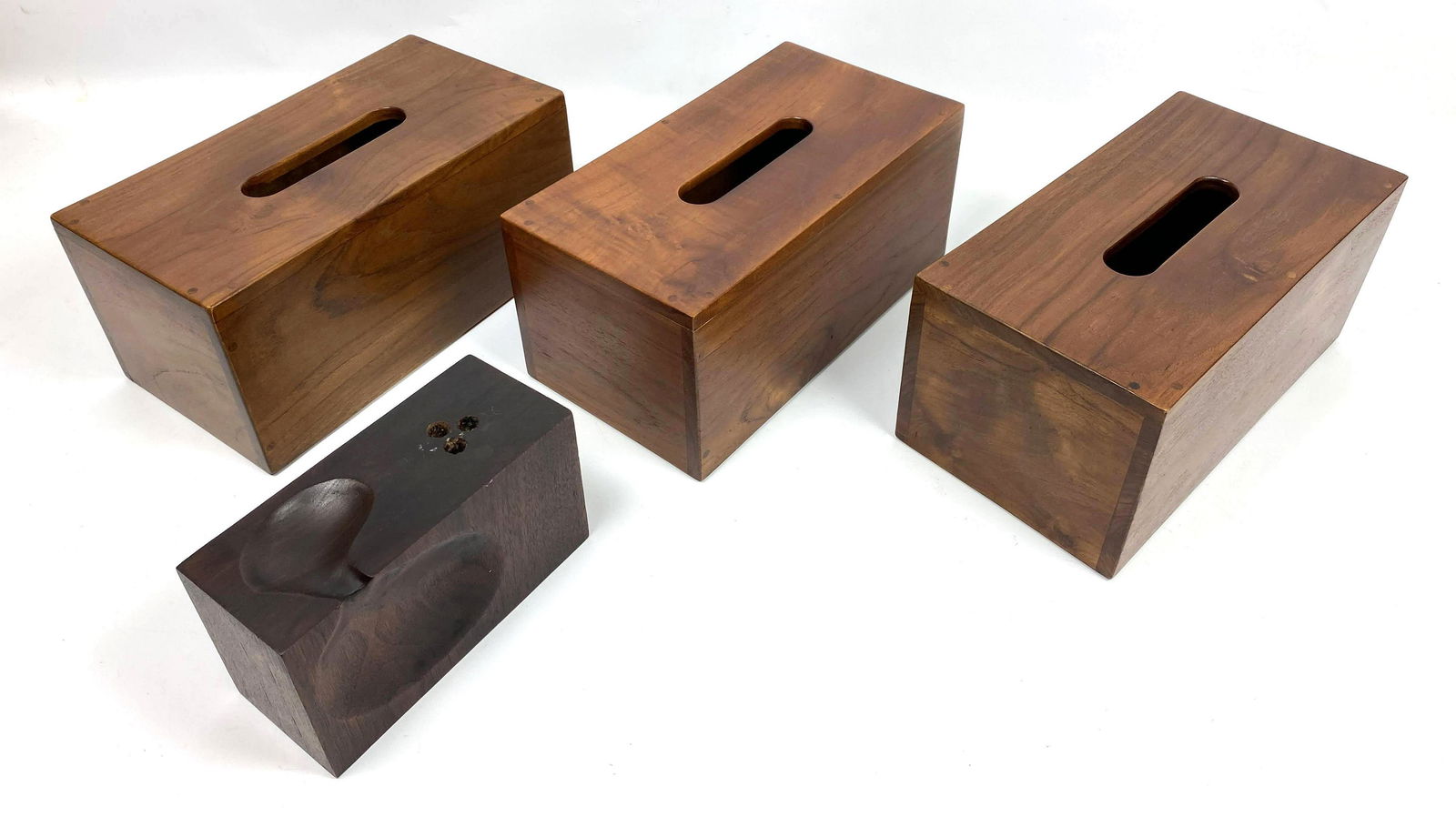 3 Studio Artisan wooden tissue box covers and wooden Pe (1 of 15)