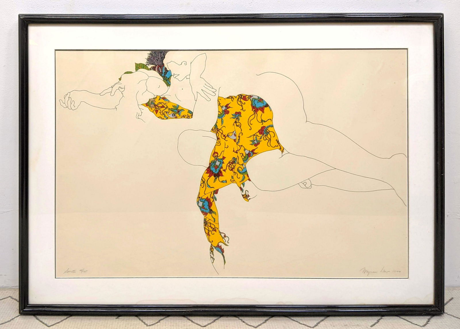 WEYMAN LEW Signed and Numbered Lithograph Print 1977. S (1 of 13)