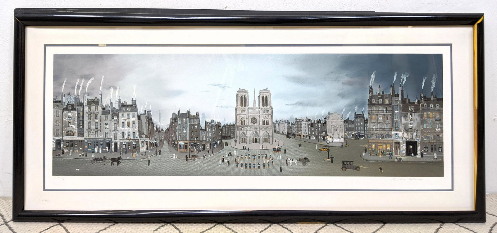 MICHEL DELACROIX Serigraph Print.  Signed and numbered (1 of 12)