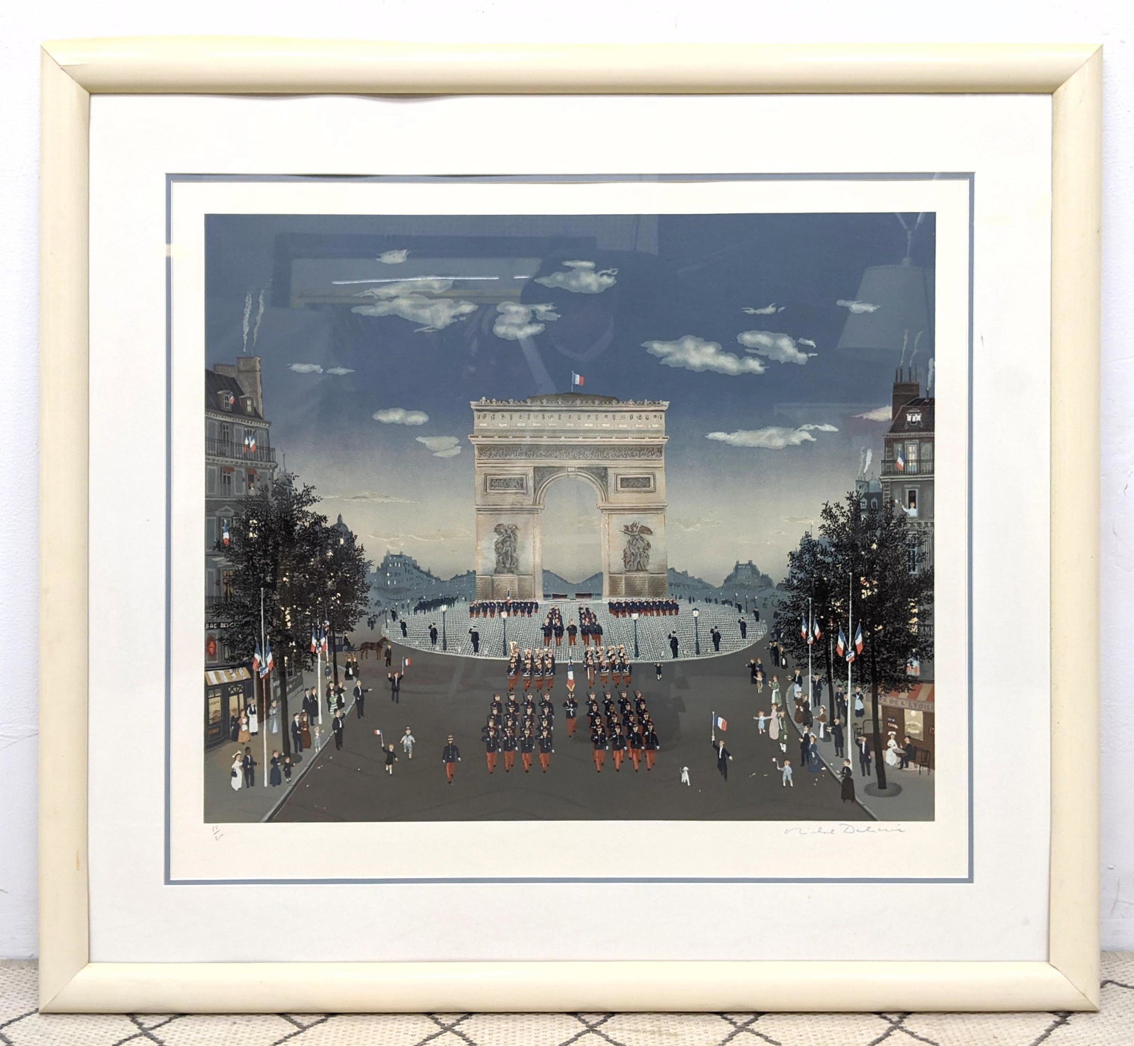 MICHEL DELACROIX Serigraph Print.  Signed and numbered (1 of 10)