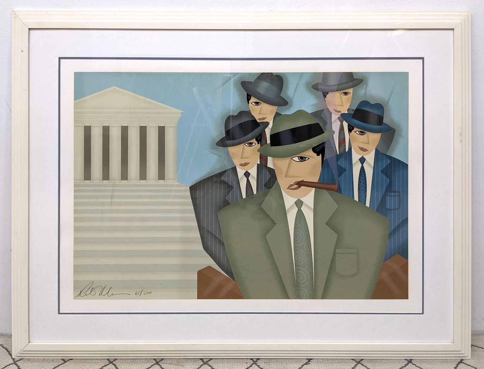 ROBIN MORRIS Signed and Numbered Lithograph Print. 65/2 (1 of 8)