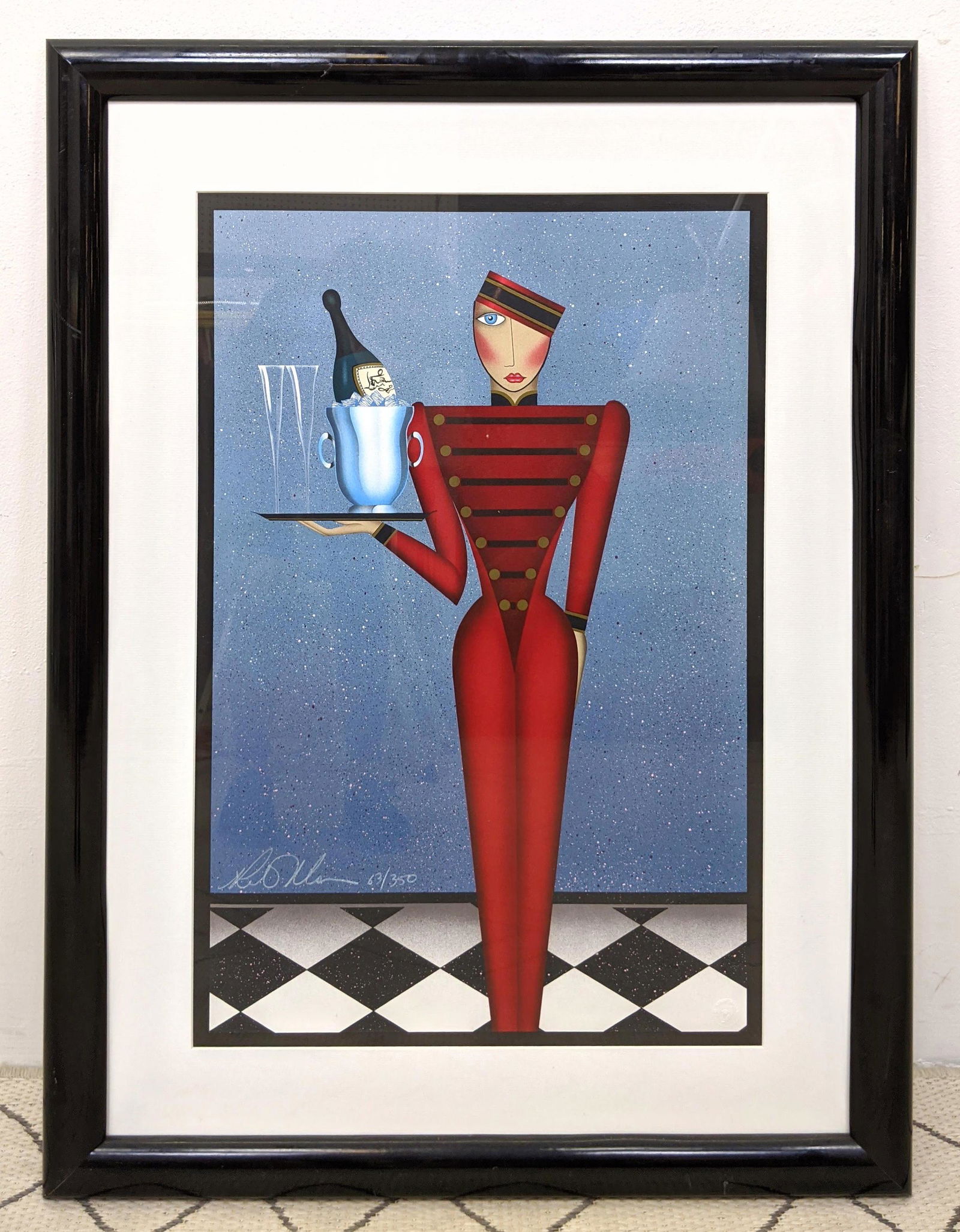 ROBIN MORRIS Signed and Numbered Lithograph Print. 63/3 (1 of 8)