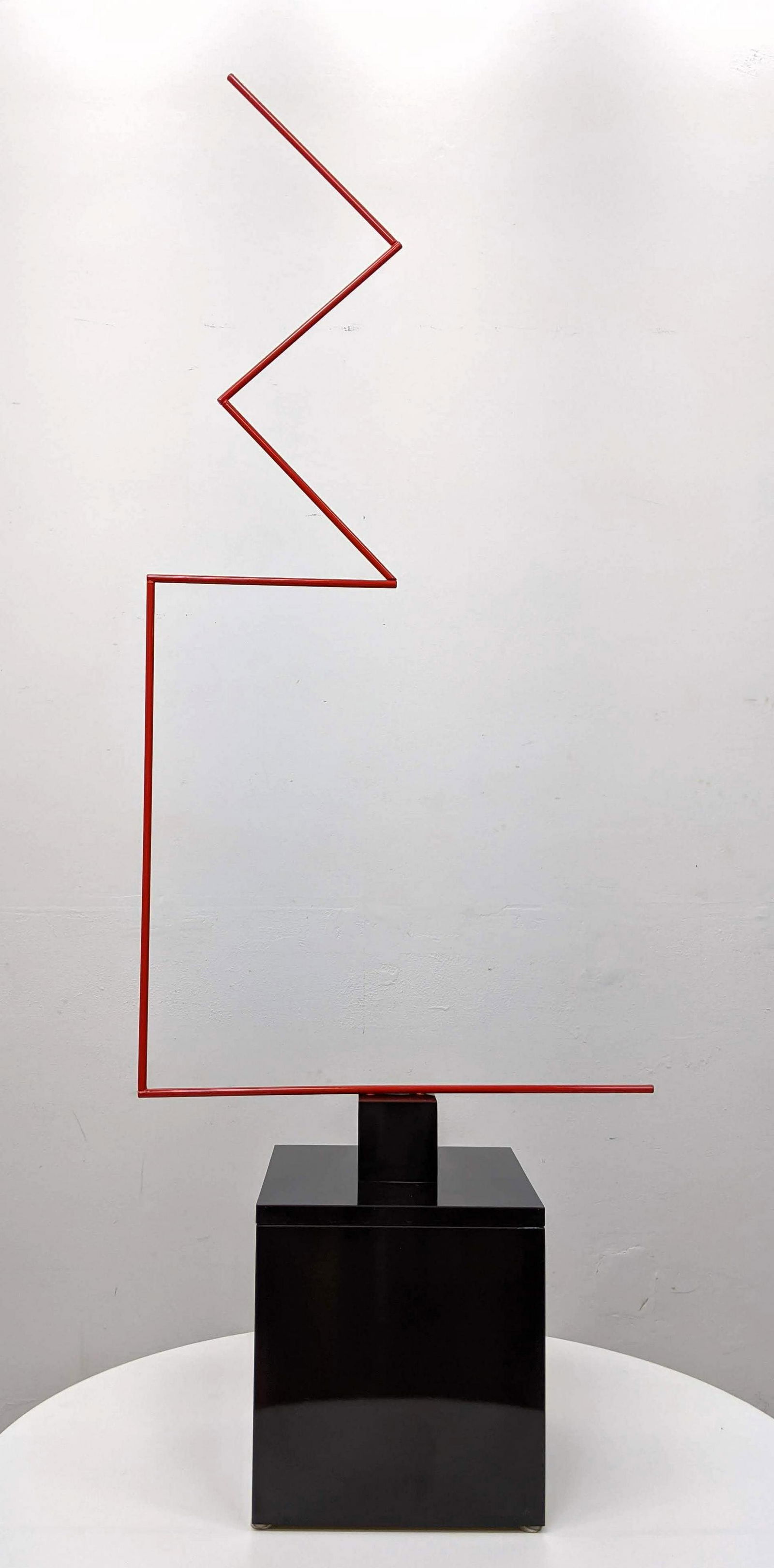 Tall GEORGE D'AMATO Minimalist Enameled Steel Sculpture (1 of 10)