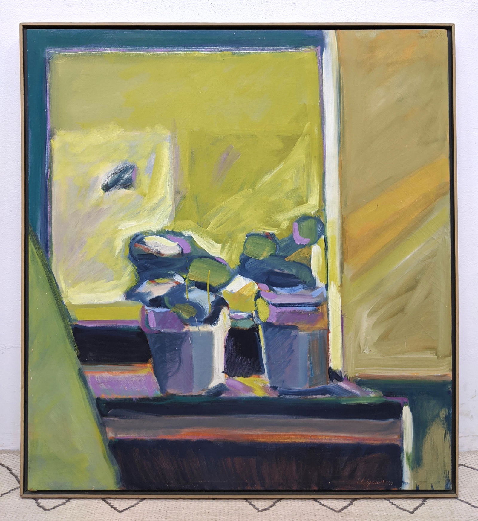 Artist Signed Impressionist Style Oil Painting. Still l (1 of 10)