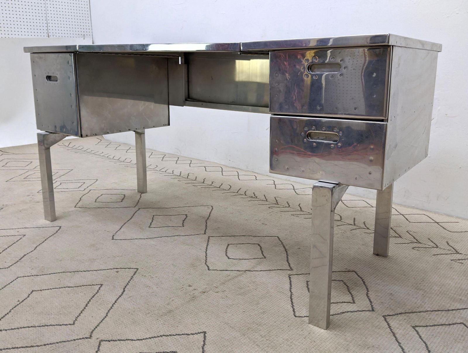 American metal folding military campaign desk (1 of 17)