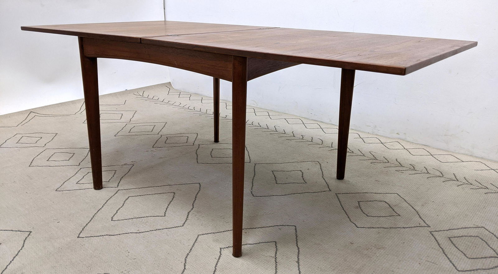 Danish Modern Teak Dining Table with Revolving Top. Mid (1 of 15)