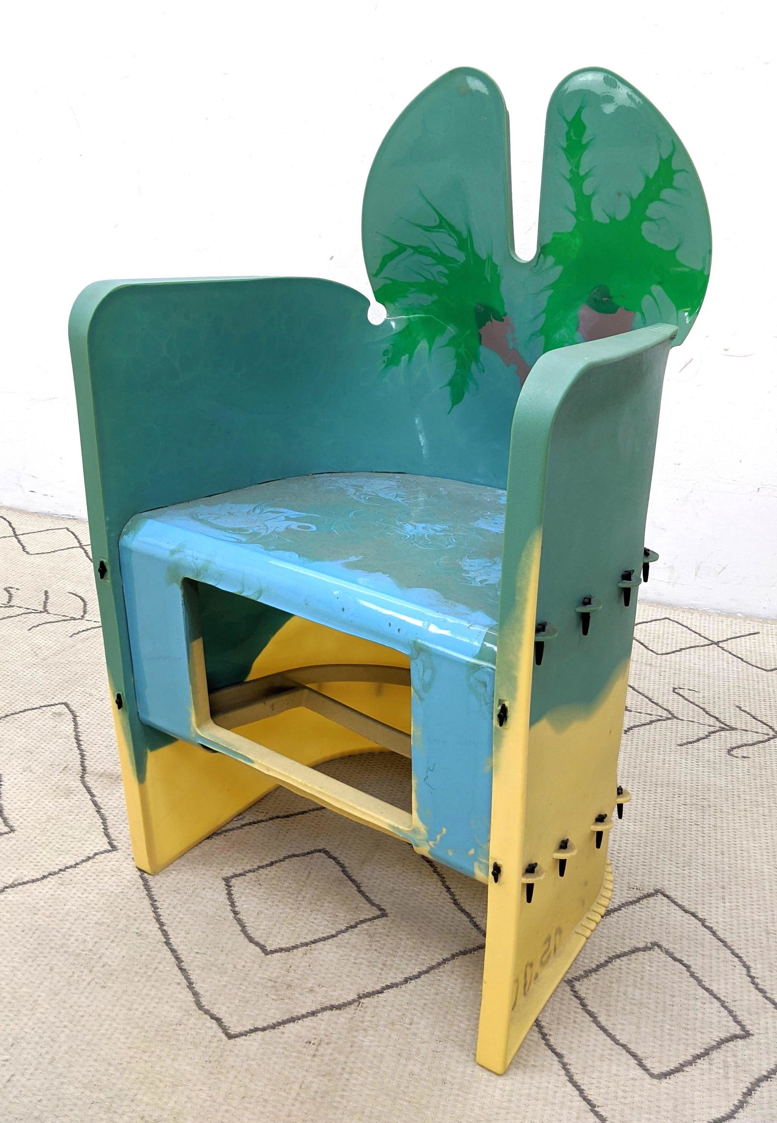 GAETANO PESCE "Nobody's Perfect" Arm Chair. Colored res (1 of 17)
