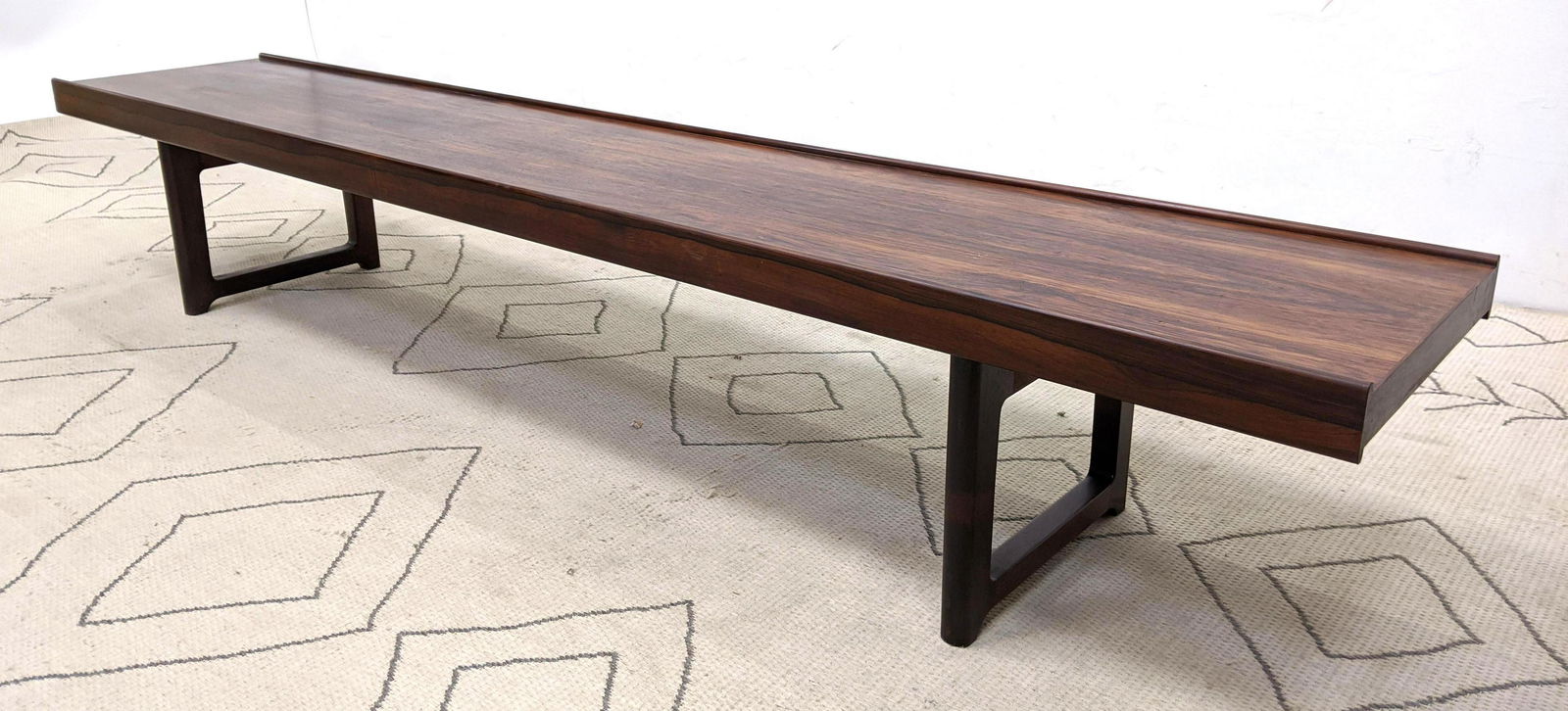 BRUKSBO Norway Modern Rosewood Long Bench Table. Open f (1 of 12)