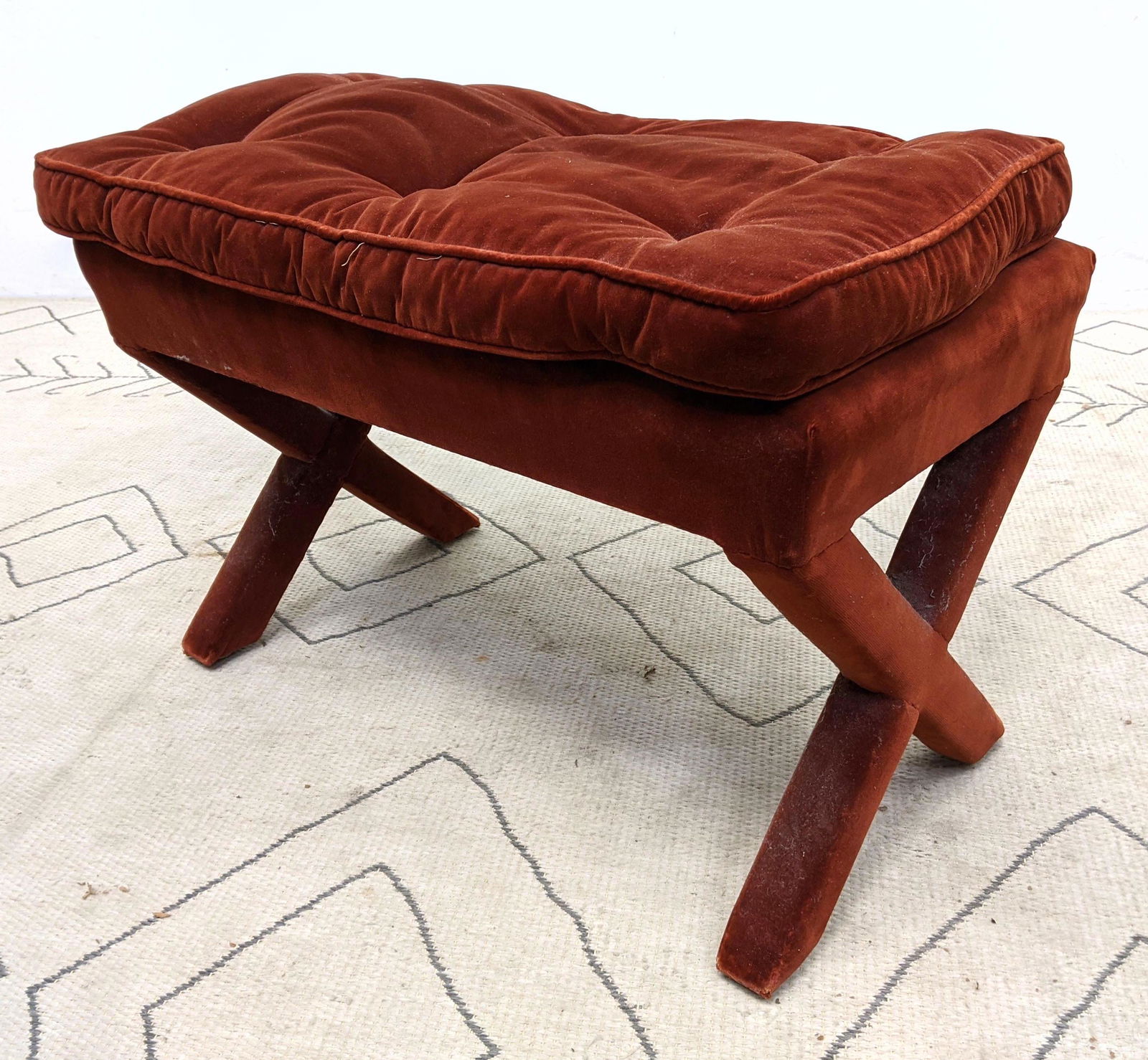 Decorator Upholster x Base Bench Stool. (1 of 10)