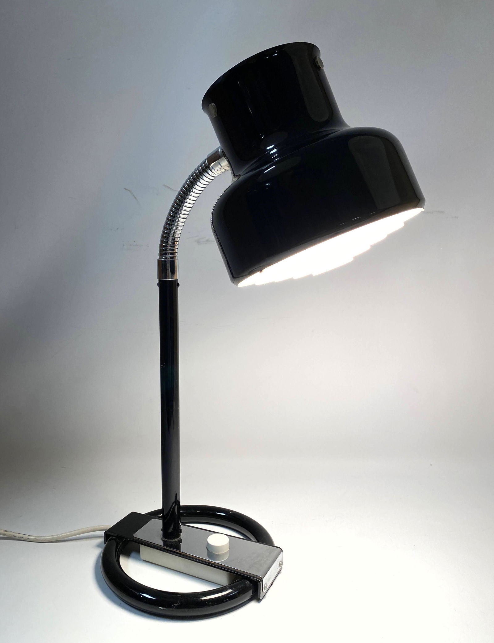 Swedish Modern Desk Lamp with Goose Neck. Made in Swede (1 of 13)