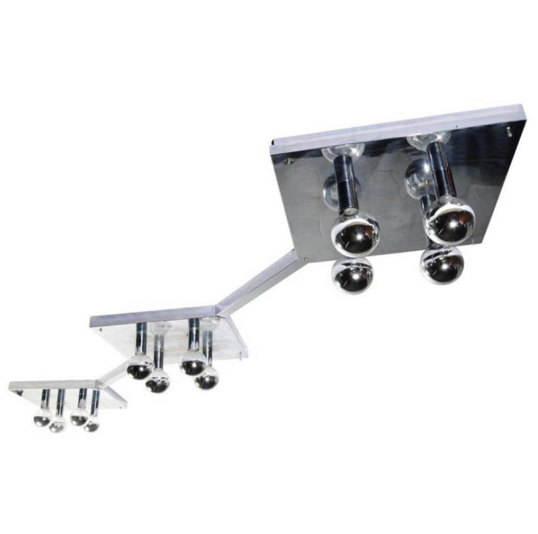 Monumental "Motoko Ishii for Staff" ceiling light (1 of 10)