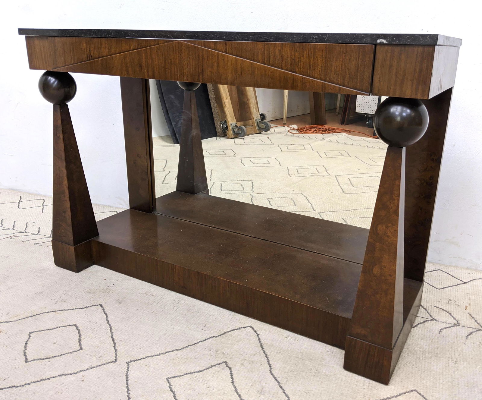 ROM WEBER Marble Top Console Pier Table. Hall Table. 1 (1 of 10)
