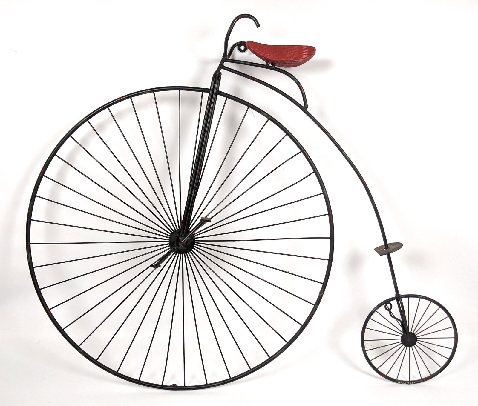 C. JERE Wall Sculpture of Big Wheel Bike. Bone Shaker.: C. JERE Wall Sculpture of Big Wheel Bike. Bone Shaker. -- Dimensions: H: 28 inches: W: 34 inches: D: 5.5 inches ---