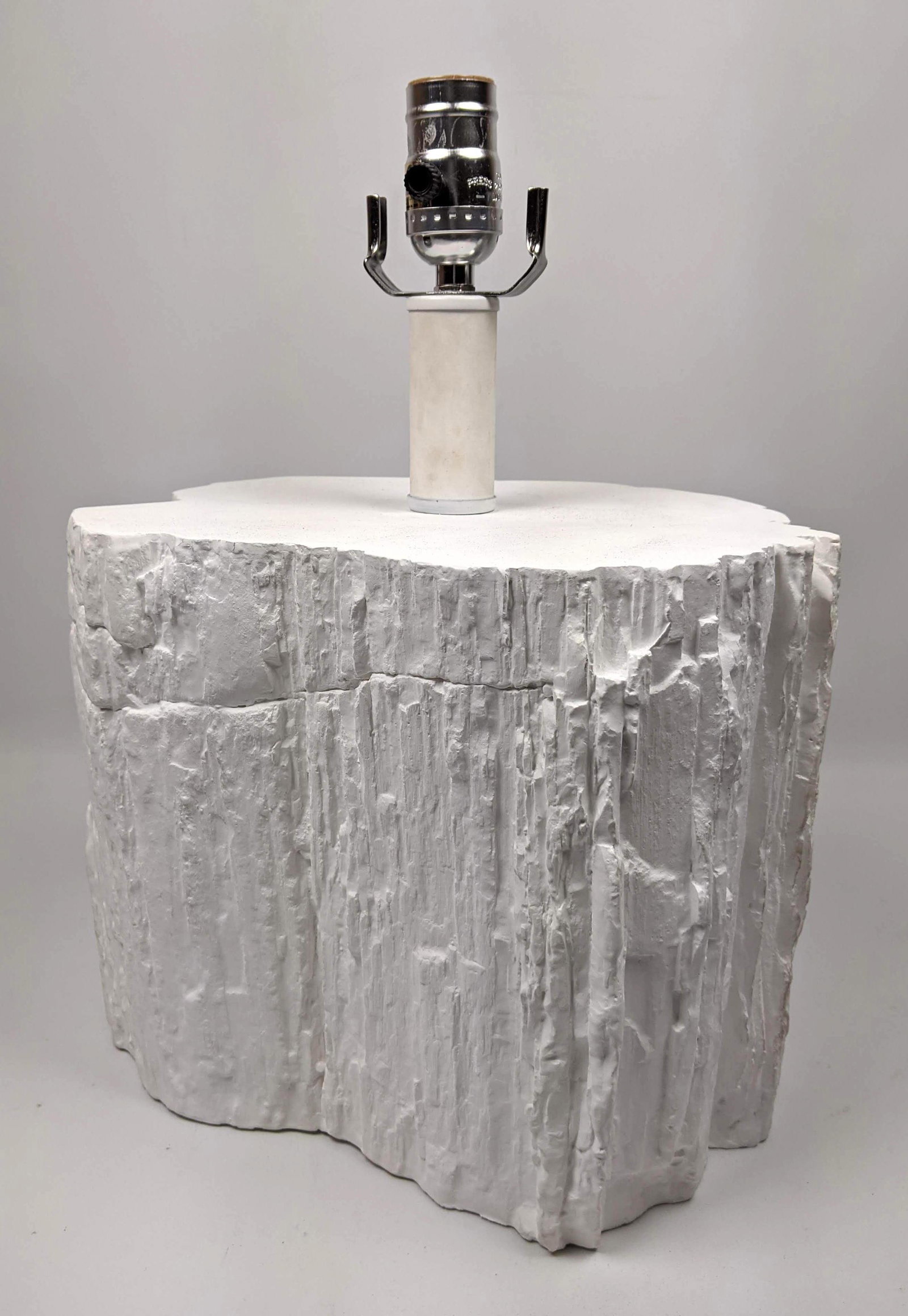 Decorator White Tree Stump Form Table Lamp. Naturalist (1 of 9)