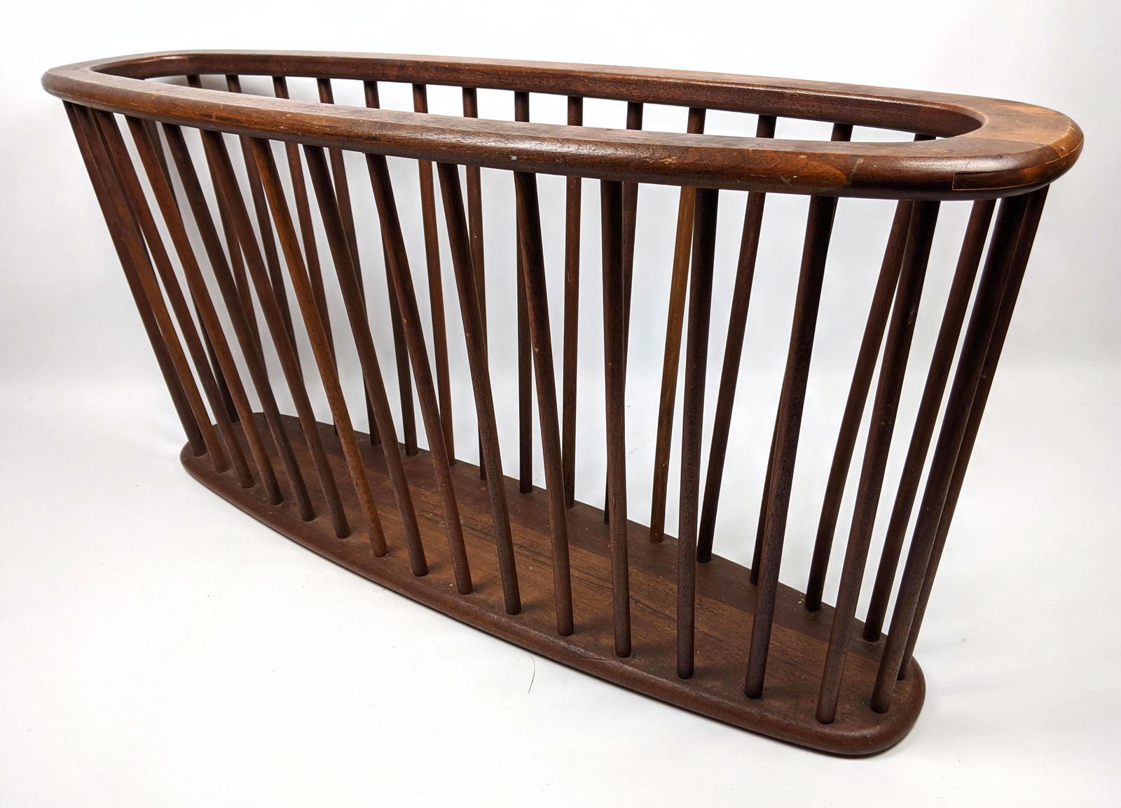 ARTHUR UMANOFF Extra Long Magazine Rack Holder. Mid Cen (1 of 12)