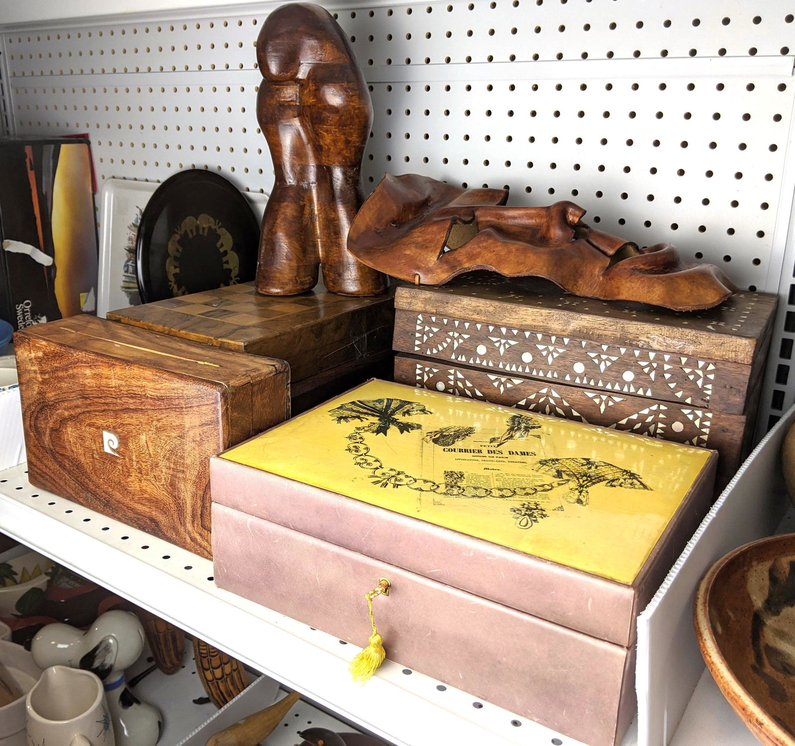 Jewelry boxes, leather mask, lap desk, middle eastern i (1 of 20)