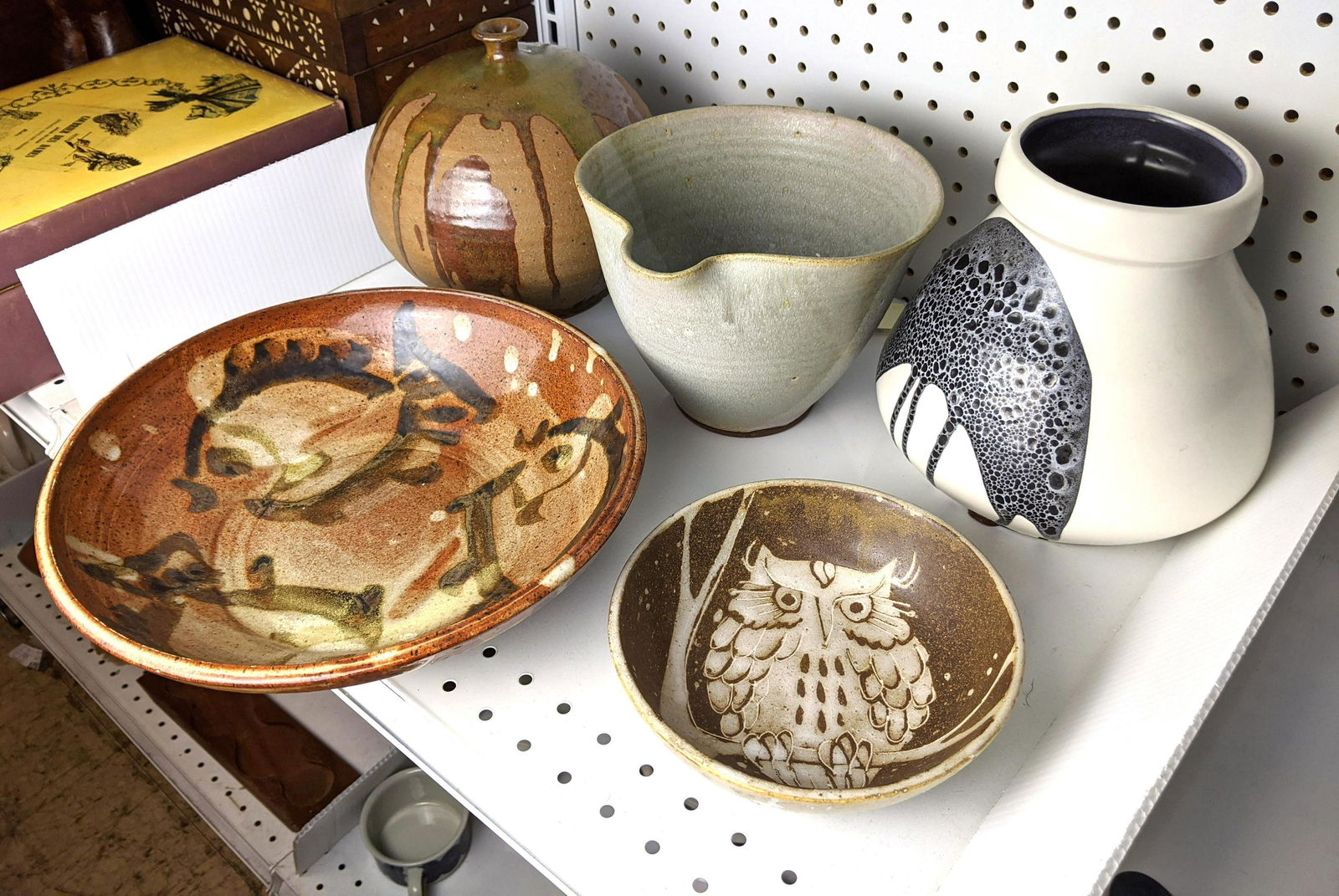 Art Pottery lot, Lapid Pottery, Dan Vito, David Stuempf (1 of 16)