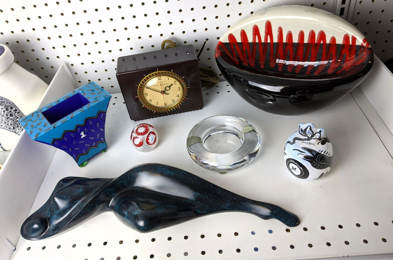 KOSTA BODA, GE alarm clock, funky Modernist pottery, Pa (1 of 20)