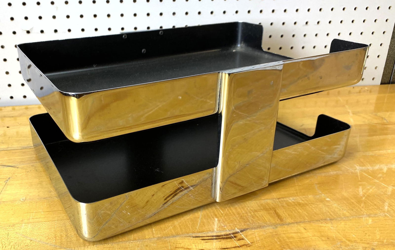 Mc Donald Products Desk In Out Box Letter Tray. (1 of 7)