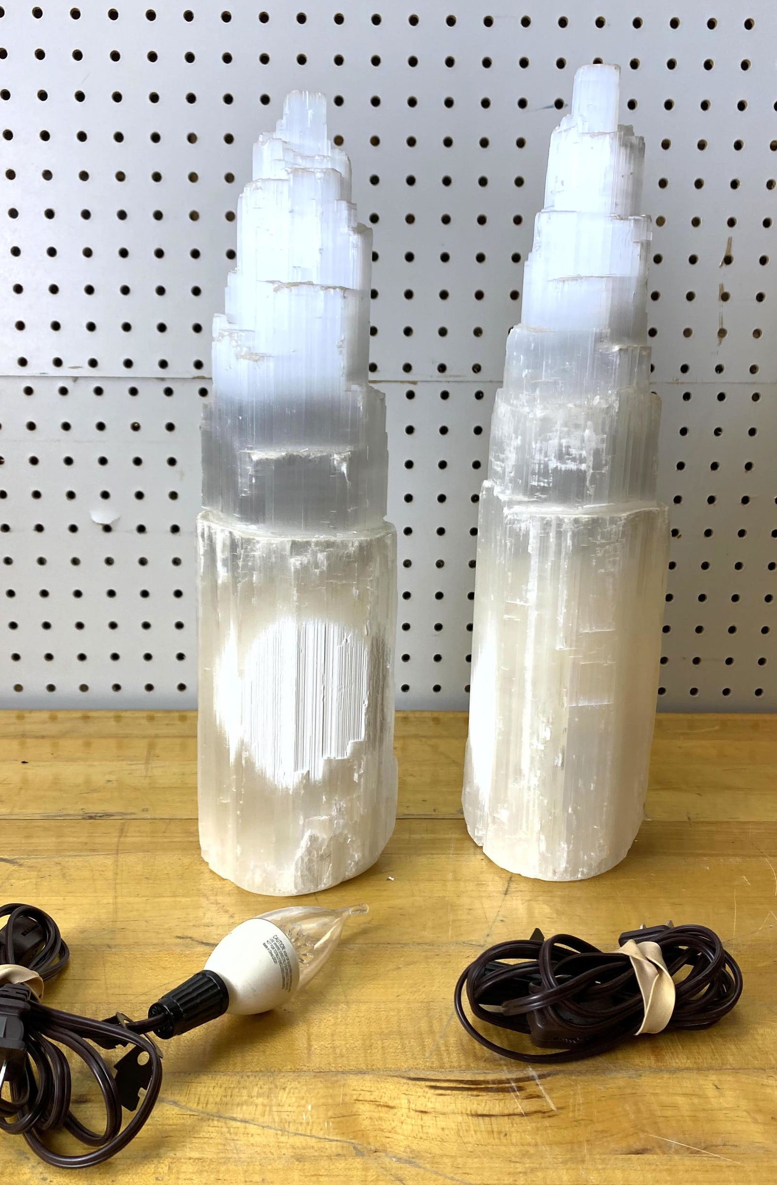 2pc Natural Stone Lamps. (1 of 5)