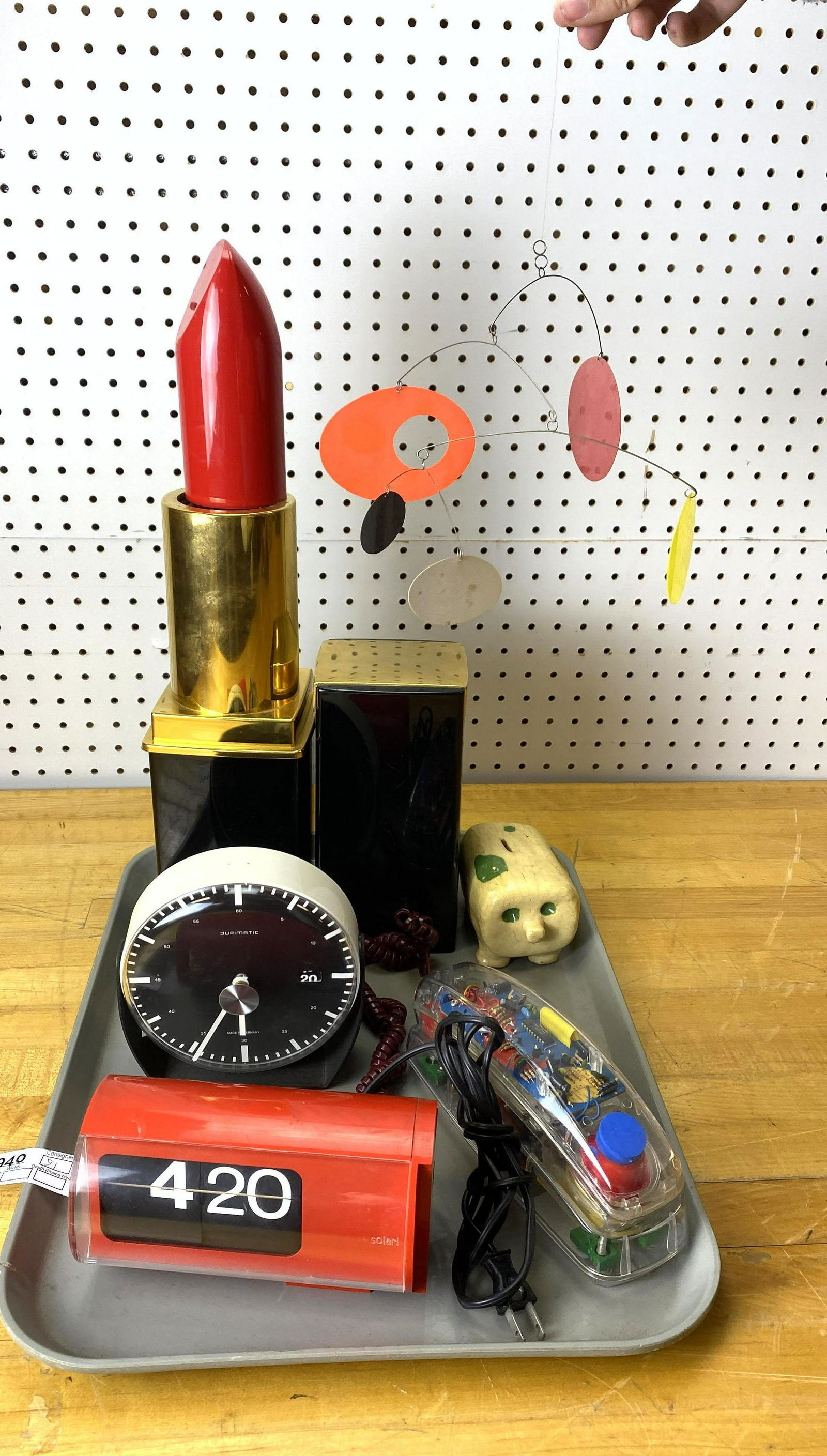 Mid Century Modern lot Clocks,mobile, advertising lipst (1 of 12)