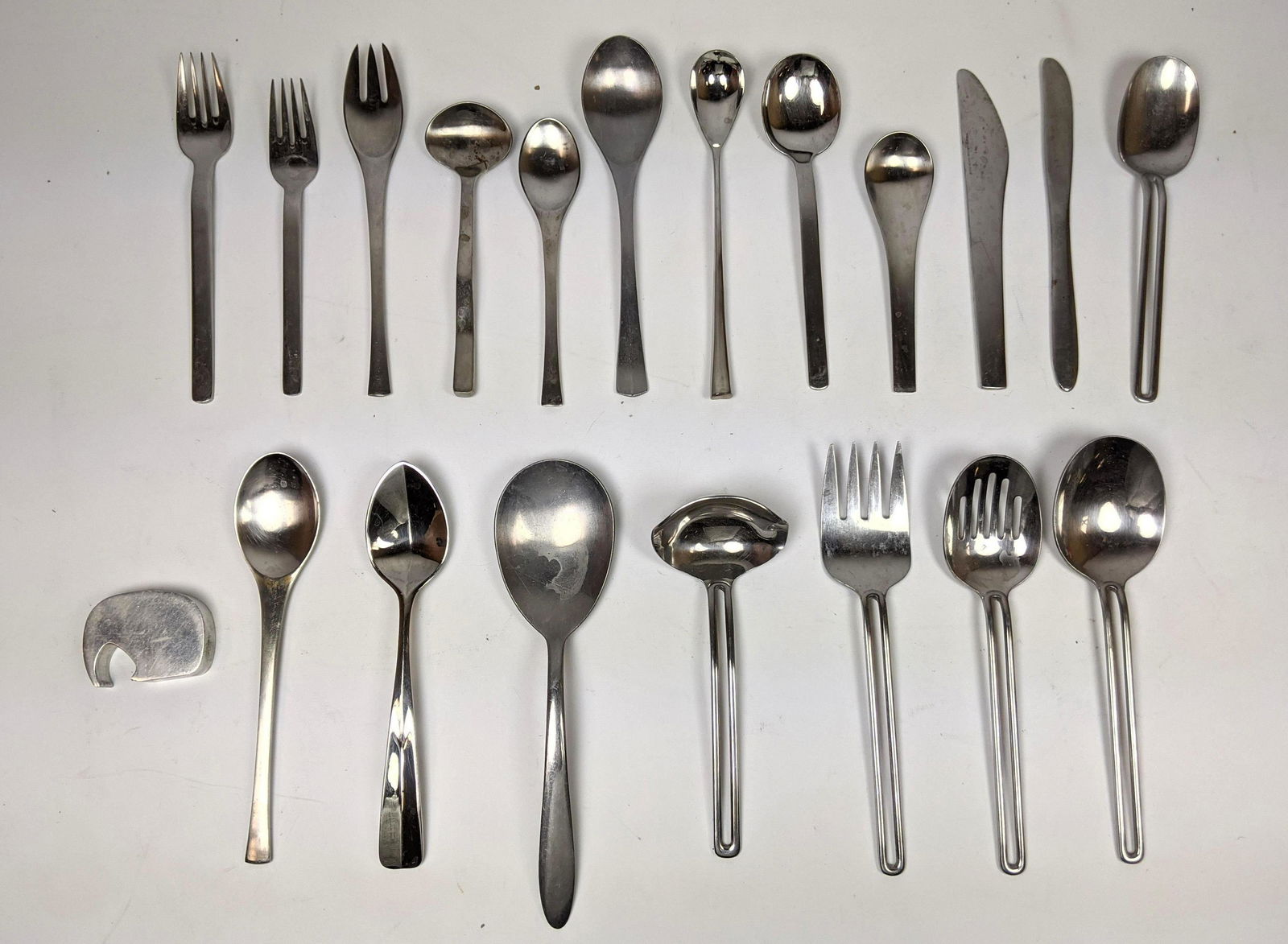 Assortment of DANSK Flatware Danish Stainless, Oxford H (1 of 20)