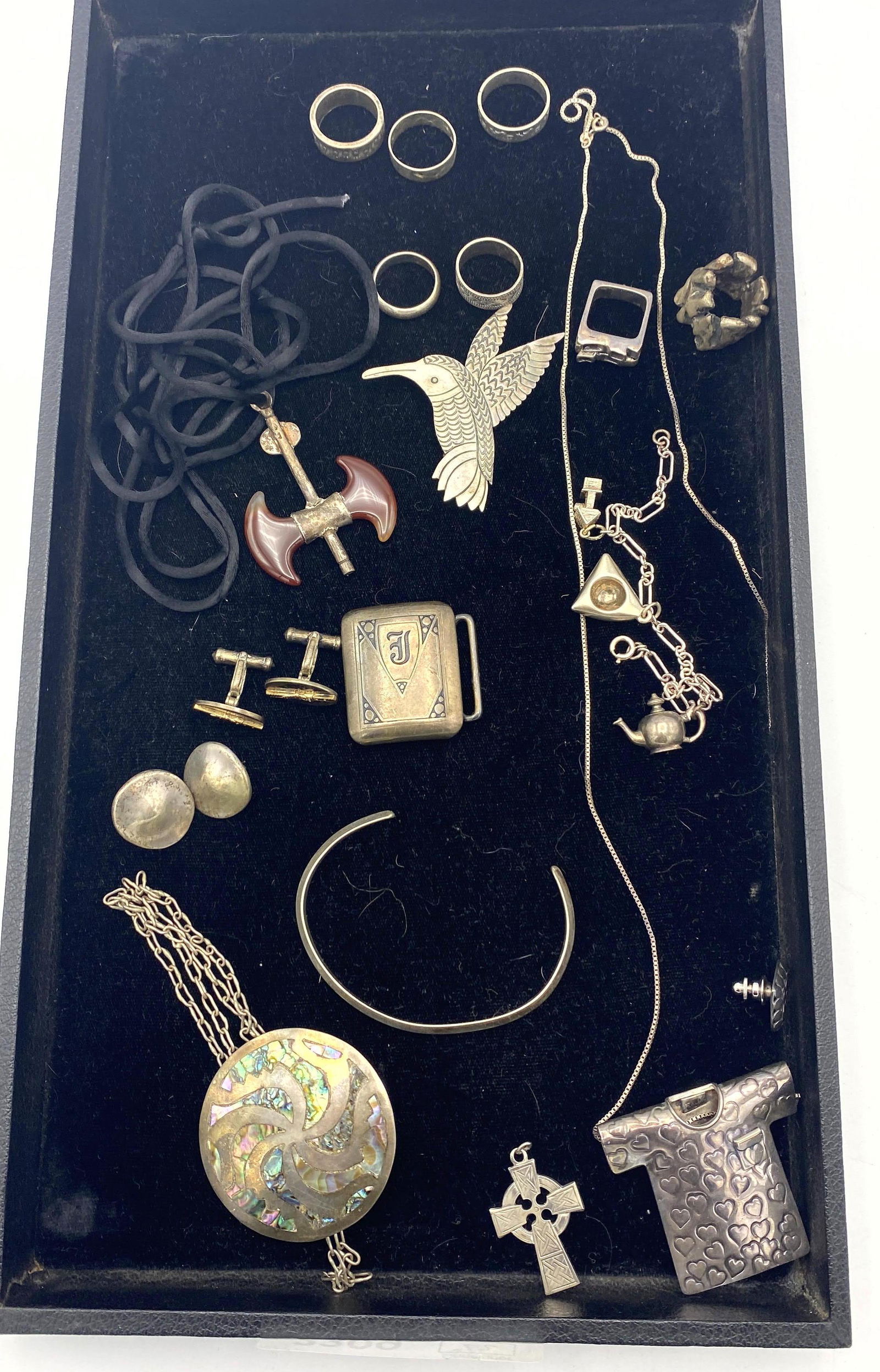 Sterling Silver Jewelry Lot SOYKA HOROSKO Handmade Shir (1 of 11)
