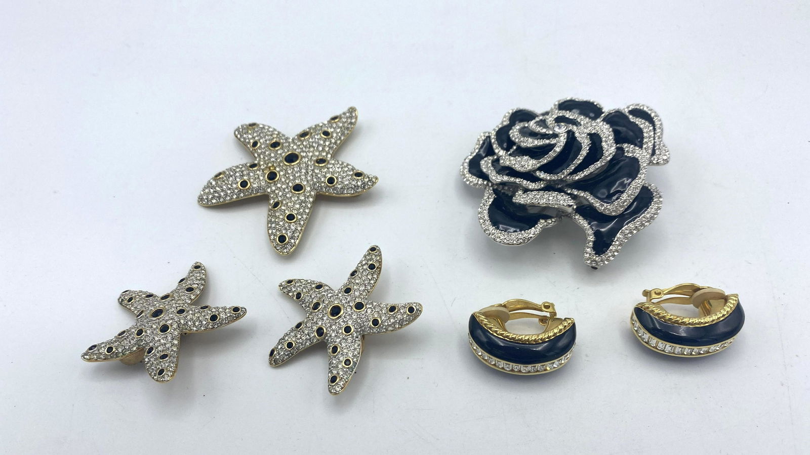 SWAROVSKI & JOAN RIVERS Crystal Jewelry Lot. Signed Cos (1 of 5)