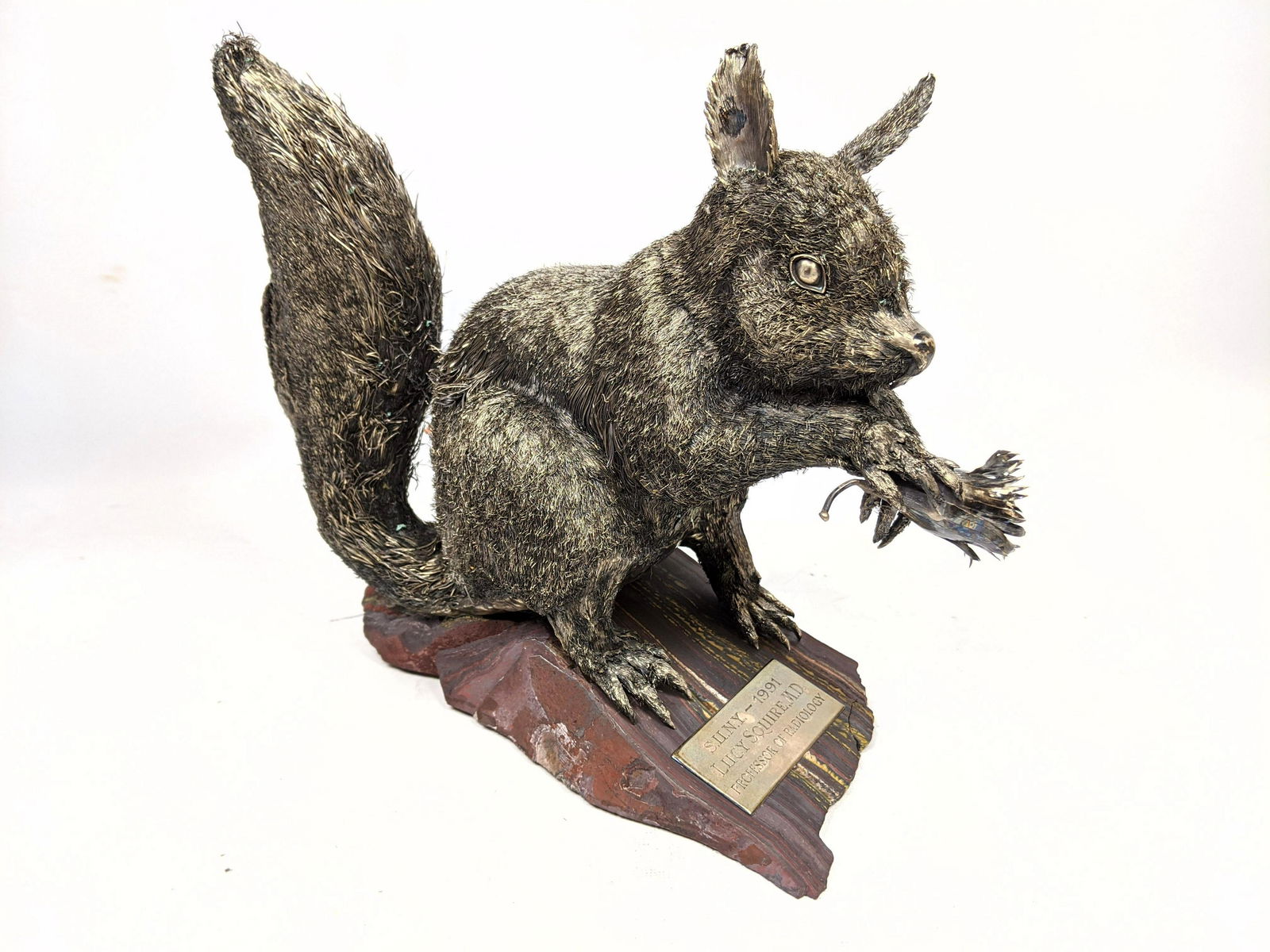 BUCCELLATI Silver Squirrel.  Realistic form. Marked (1 of 14)