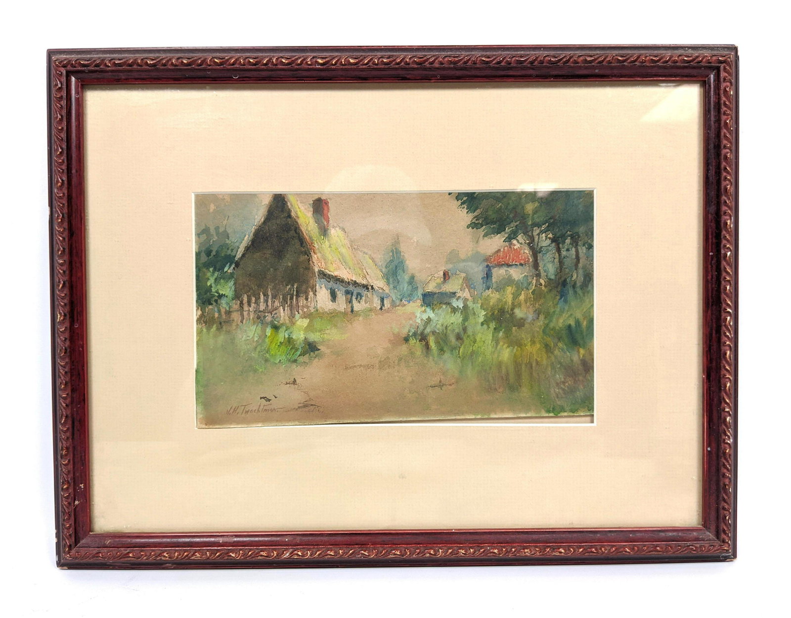 John Henry Twatchman Watercolor Painting. (1 of 10)