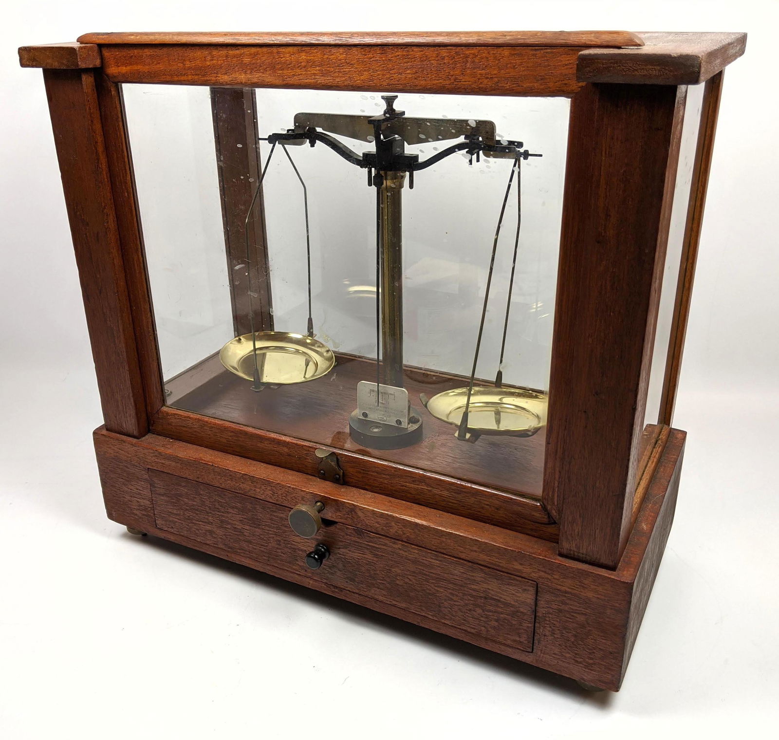 SEEDERER KOHLBUSCH Vintage Cased Balance Scale. wood ca (1 of 17)