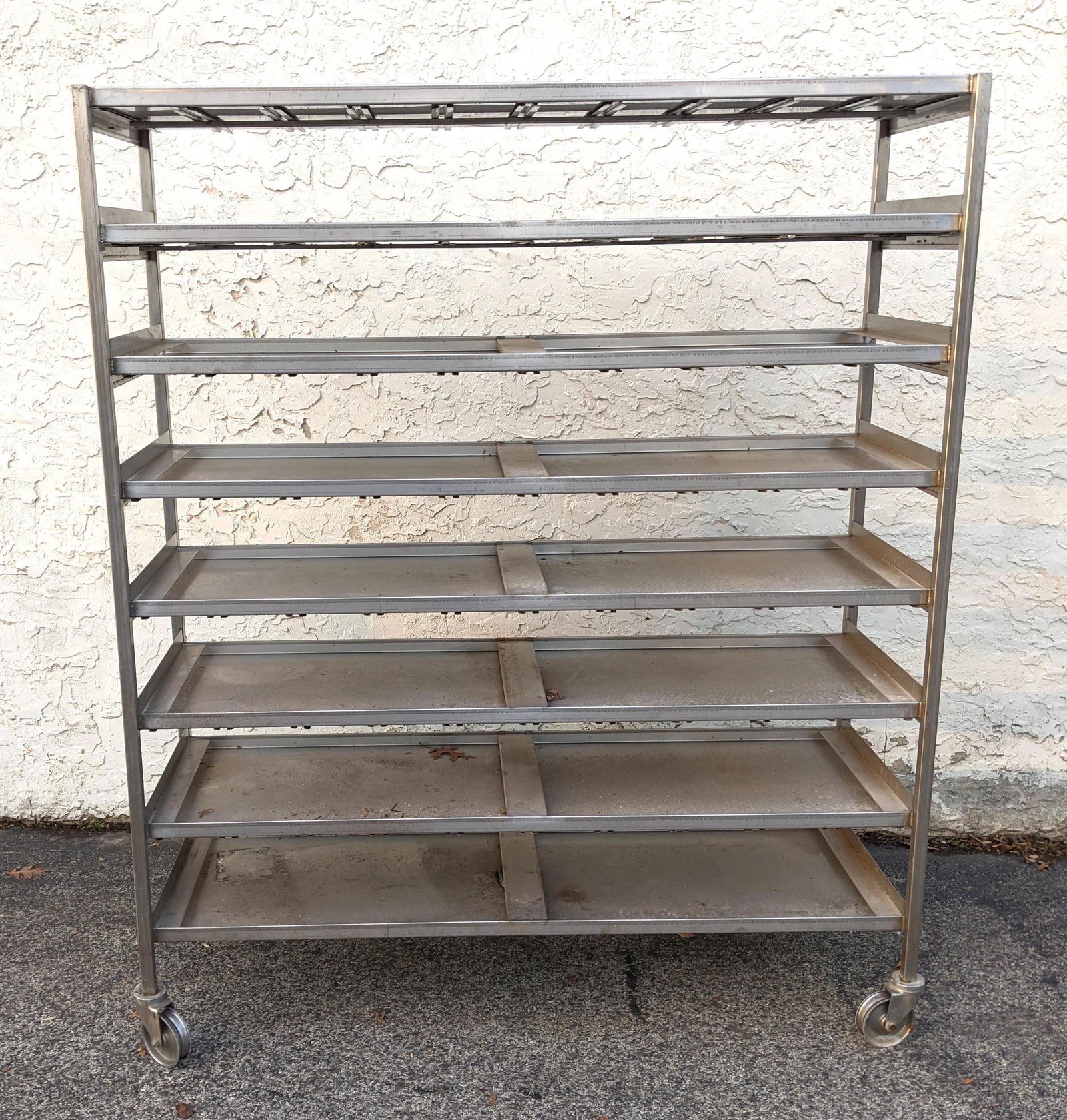 Large Industrial Rolling Cart Shelf Unit. 8 Shelves (1 of 7)