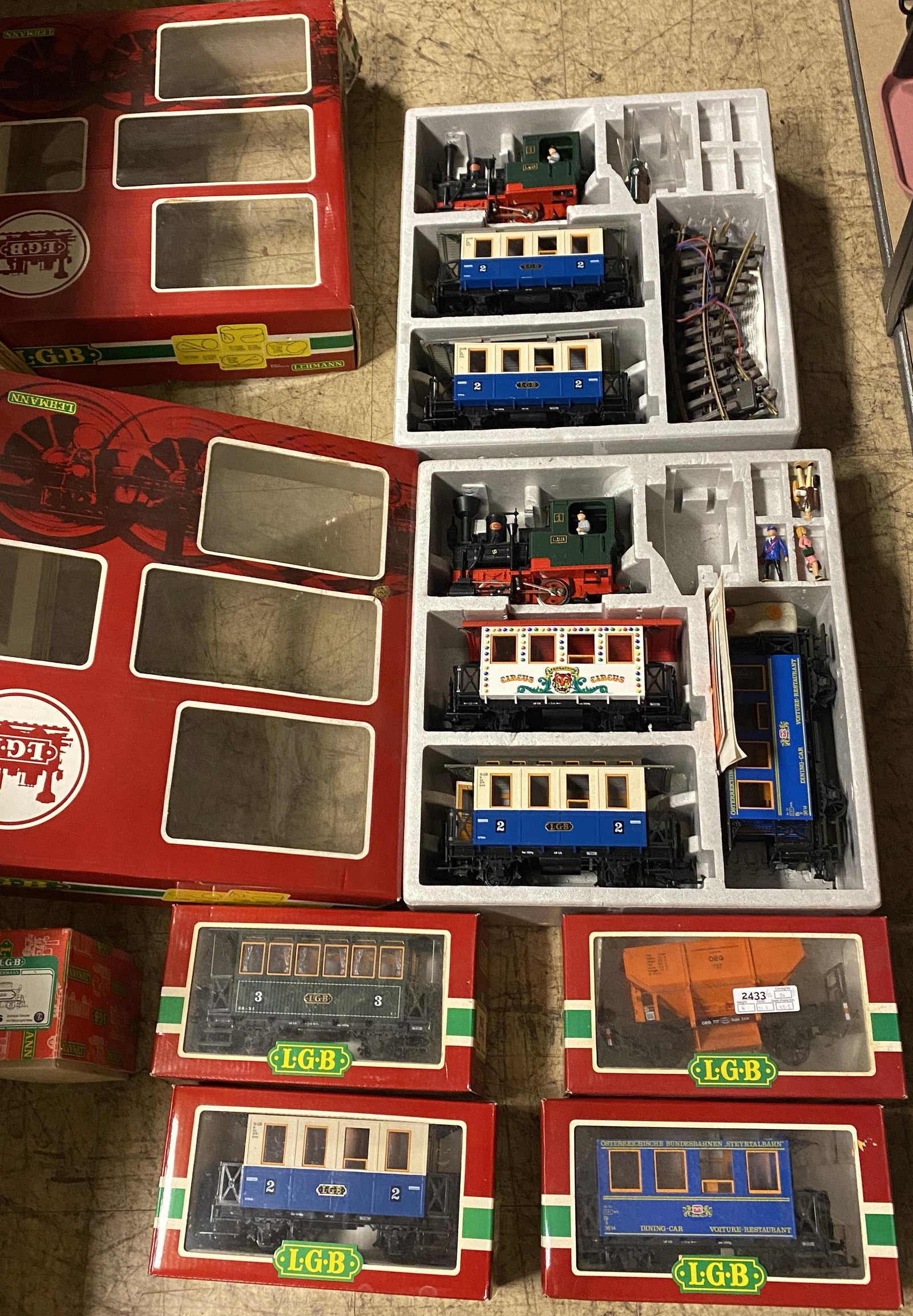 Large lot LEHMANN L.G.B. Boxed Trains (1 of 17)