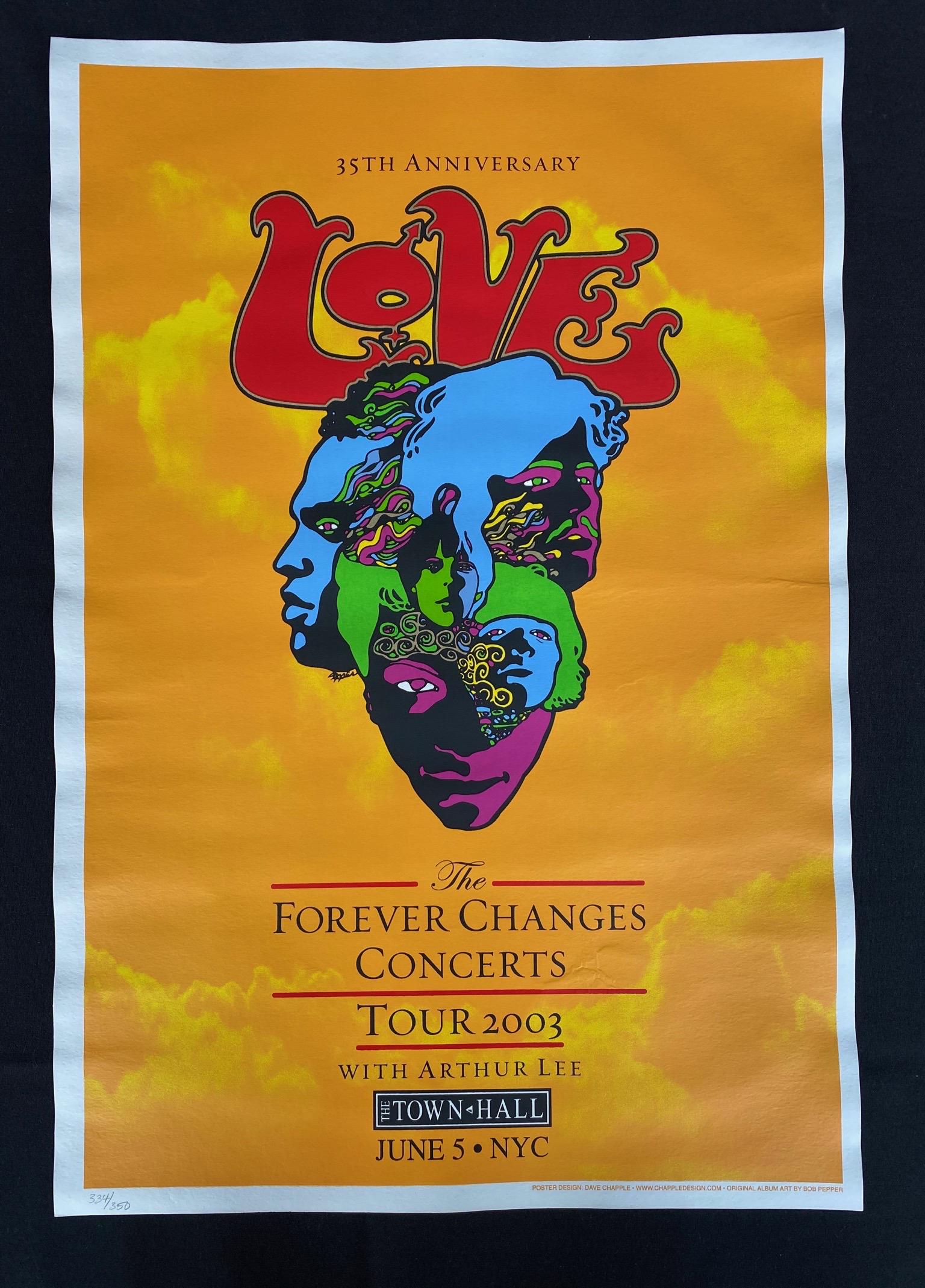 Love 35th Anniversary t Concert Poster he Forever Chang (1 of 4)