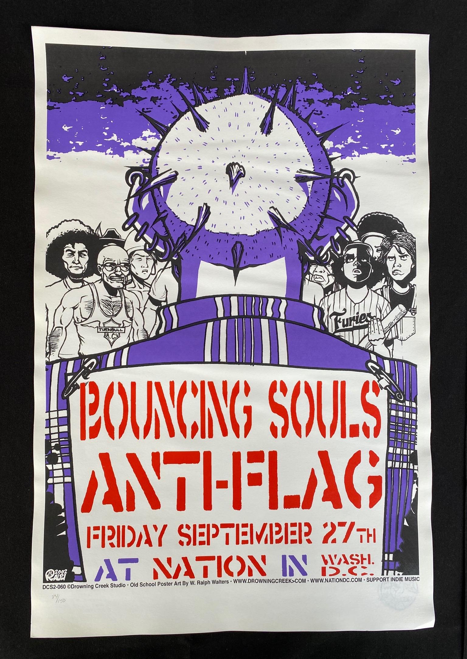 Bouncing Souls Concert Poster and Anti-Flag Friday Sept (1 of 3)
