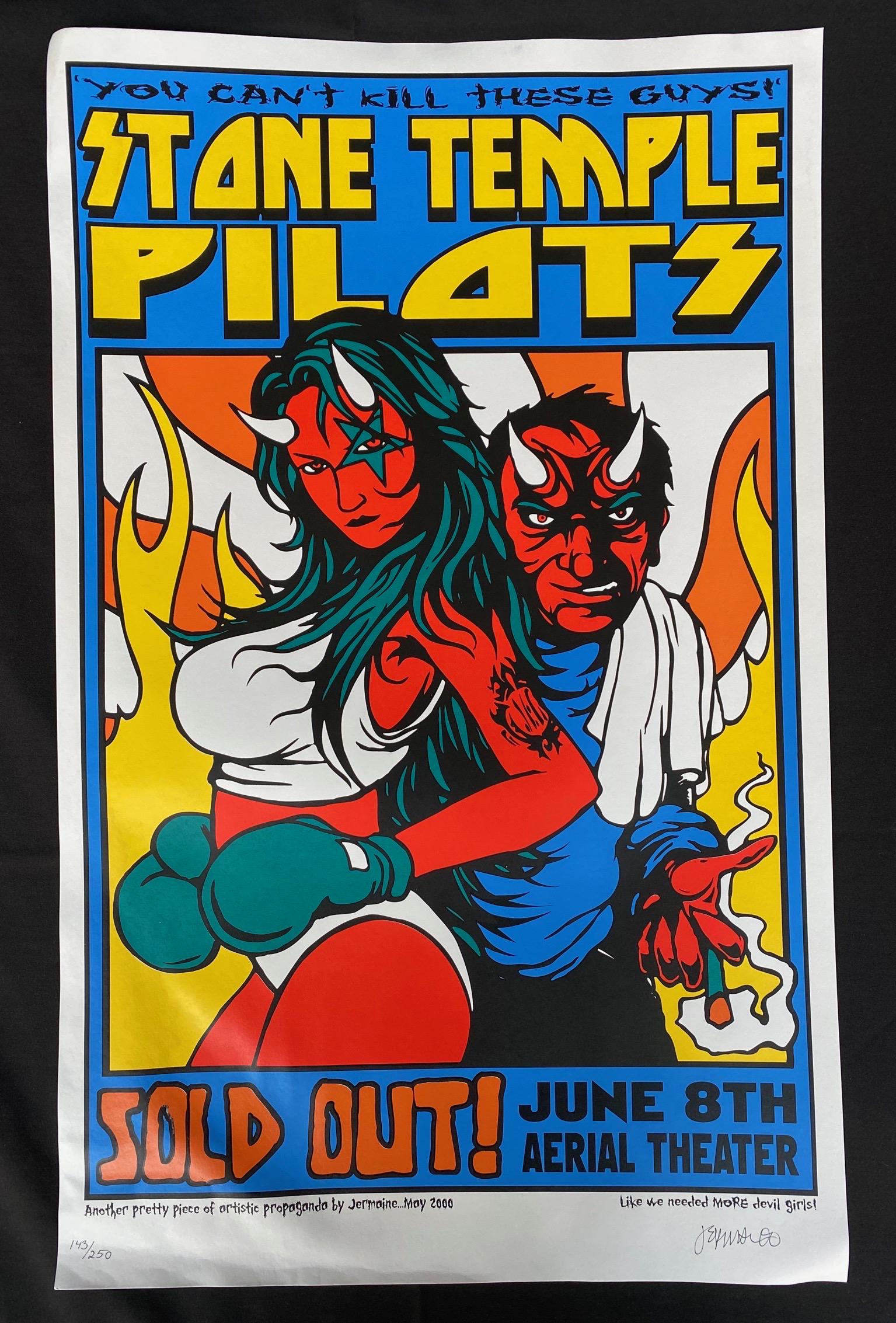 Stone Temple Pilots Concert Poster . June 8 2000 at the (1 of 4)