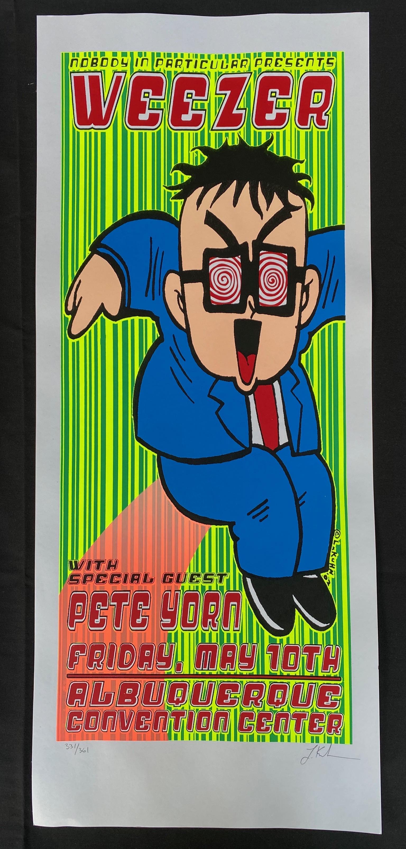 Weezer Concert Poster with Special Guest Pete Yorn Frid (1 of 4)