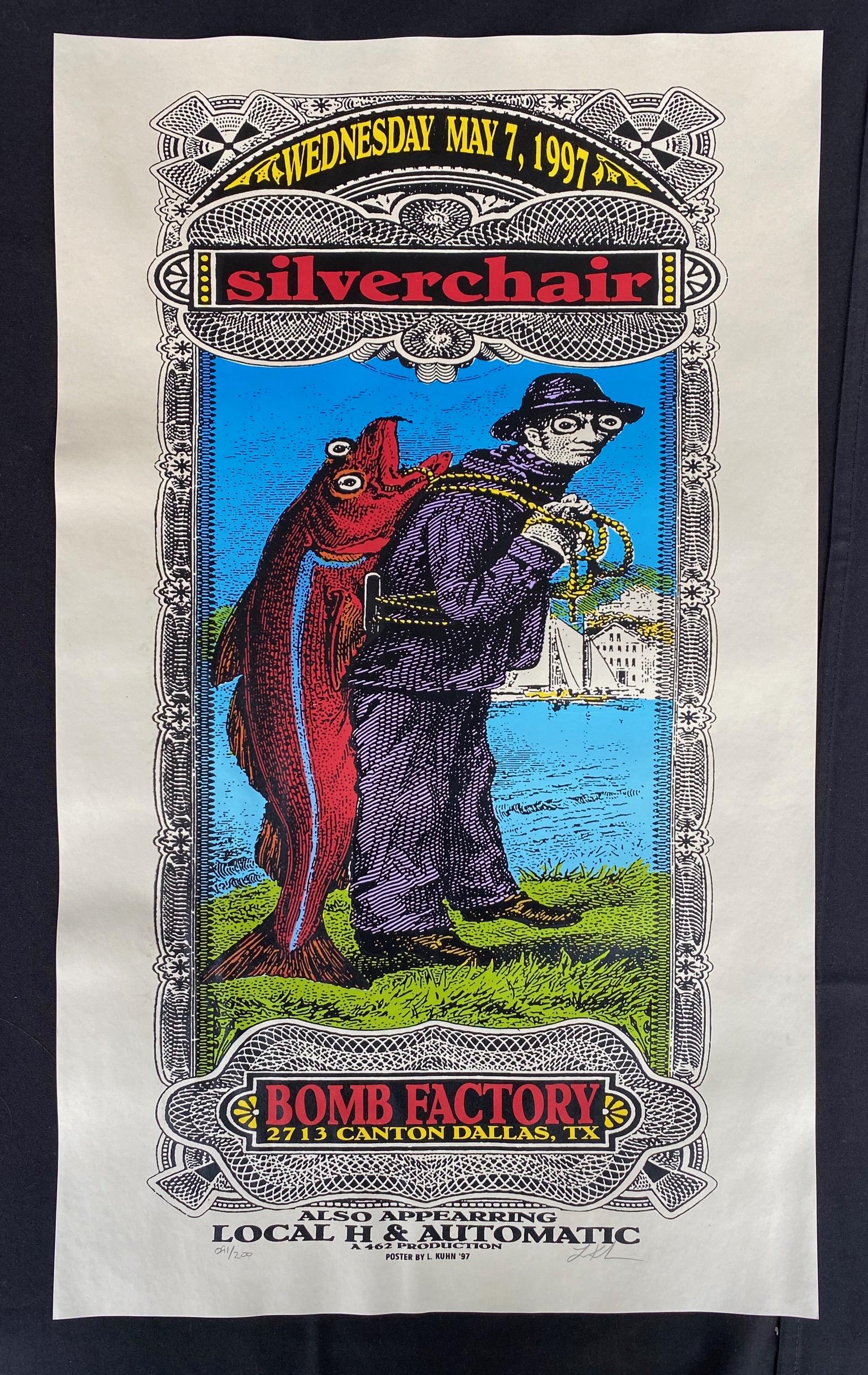 Silver Chair Concert Poster at the Bomb Factory In Dall (1 of 4)