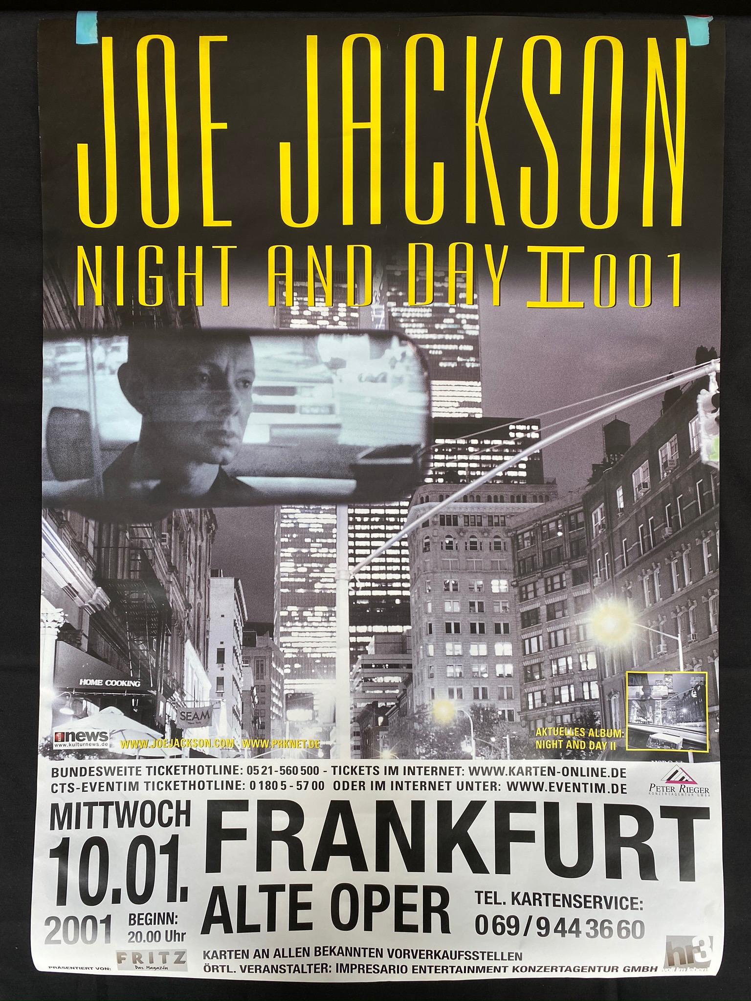 Joe Jackson Knight In Day Tour 2001 German Venue Concer (1 of 2)