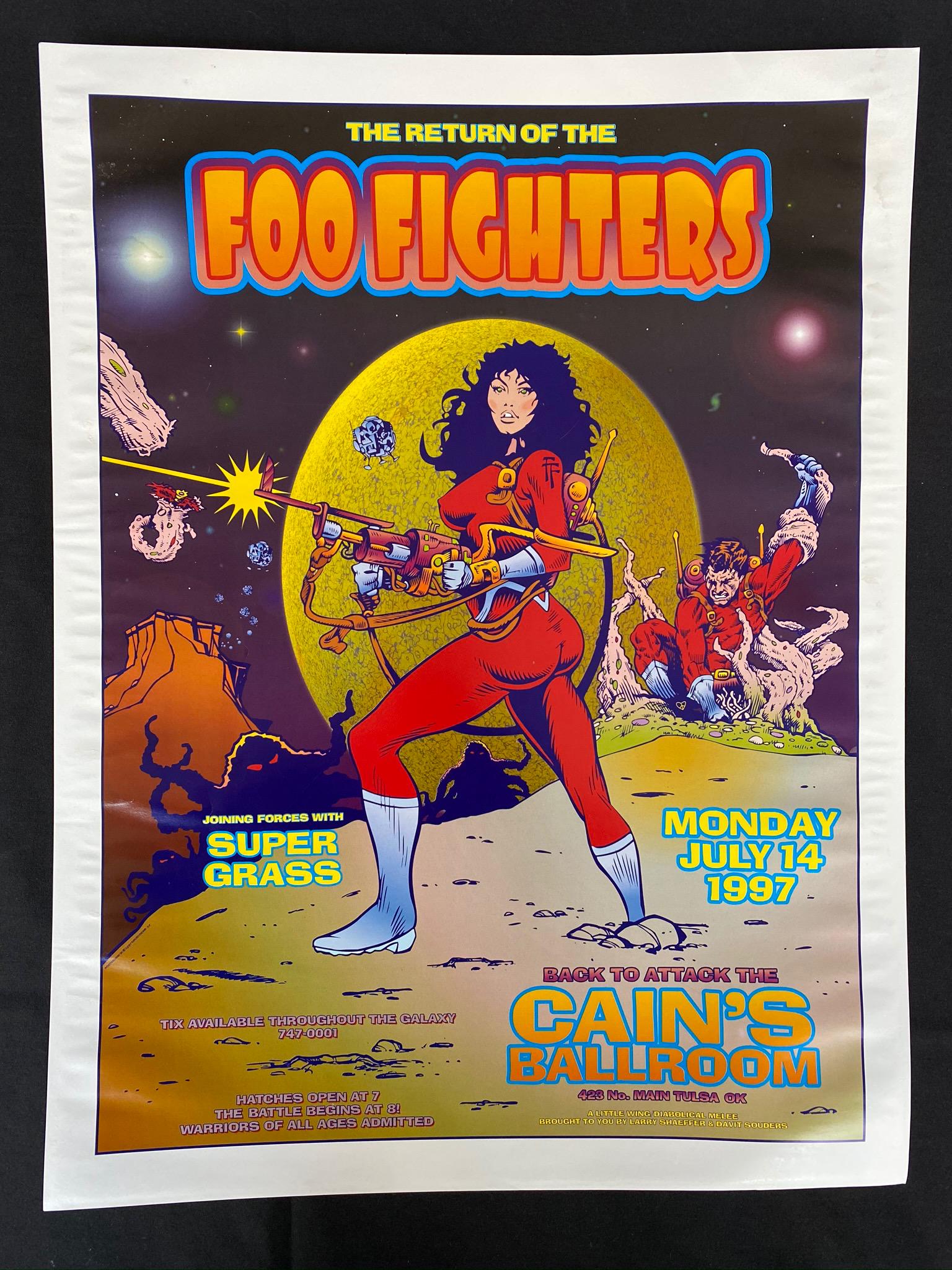 Foo Fighters with Special Guest Concert Poster Super Gr (1 of 2)
